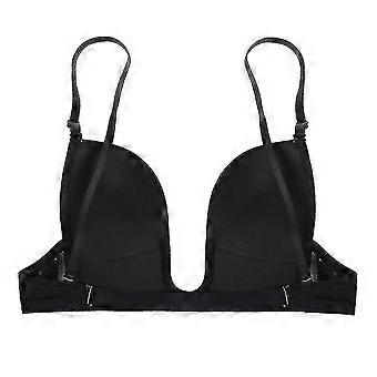 Women Lift Up Low Back Plunge Bra Cleavage-boosting Padding Underwear Brassiere -aoba