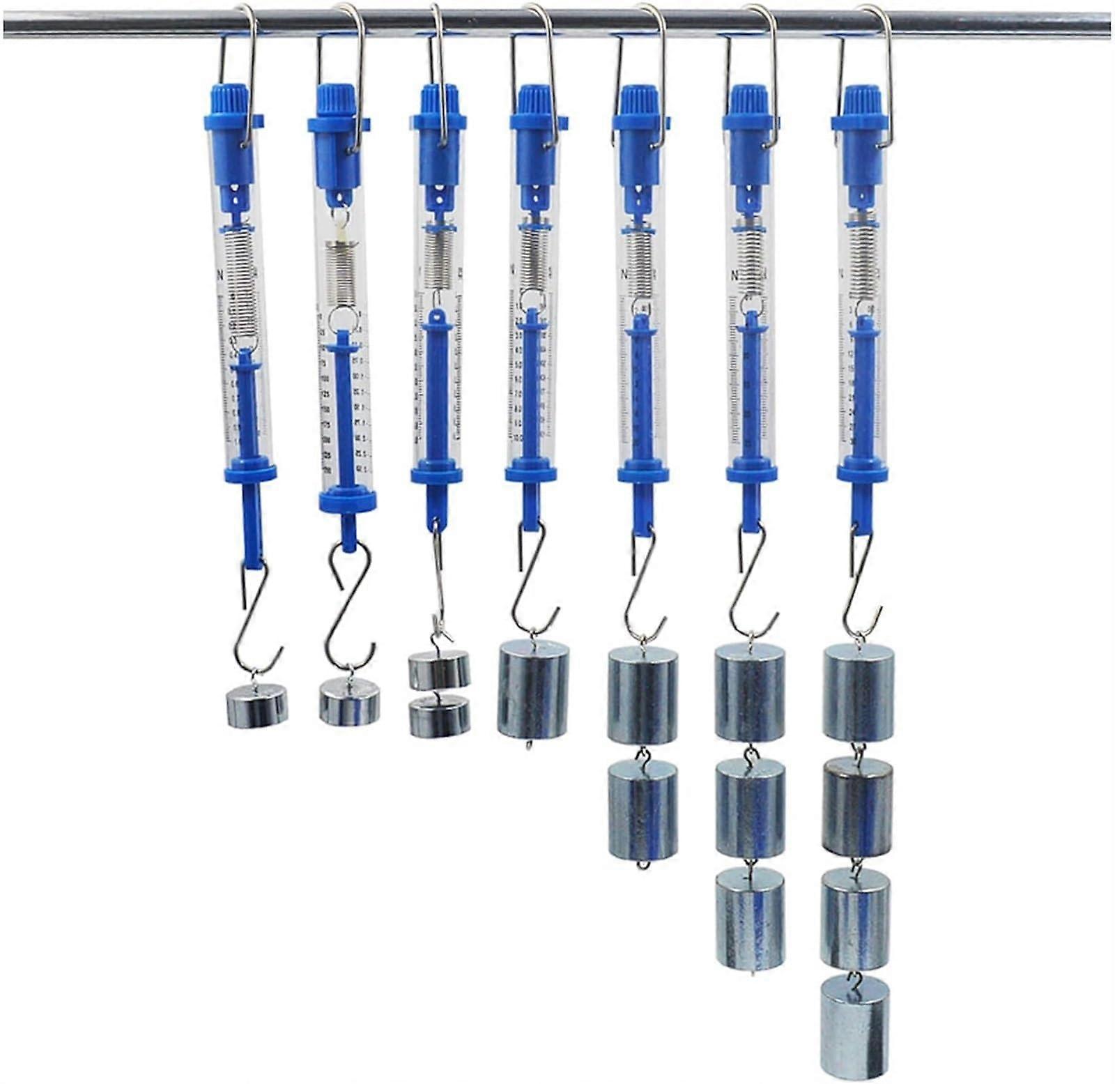 6 Pcs Spring Dynamometer Spring Scale 130N Spring Dynamometer Bar Physics Experiment Instrument