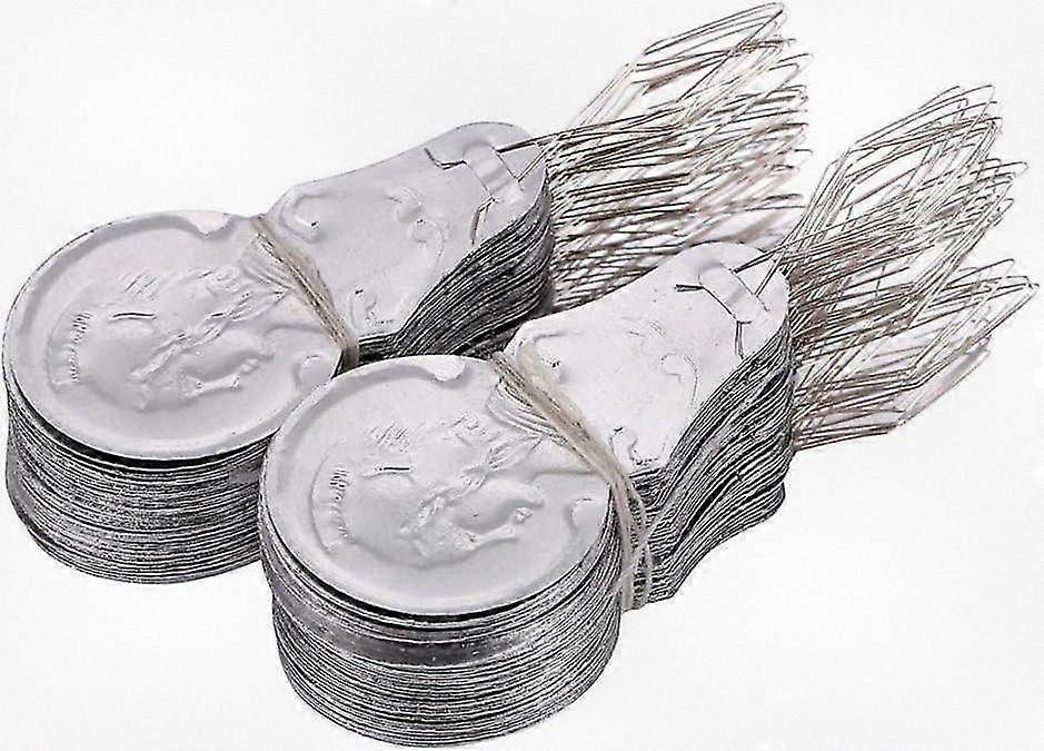 100 Silver Color Wire Loop Needle Threaders - Essential Tool for Sewing Machine Threading