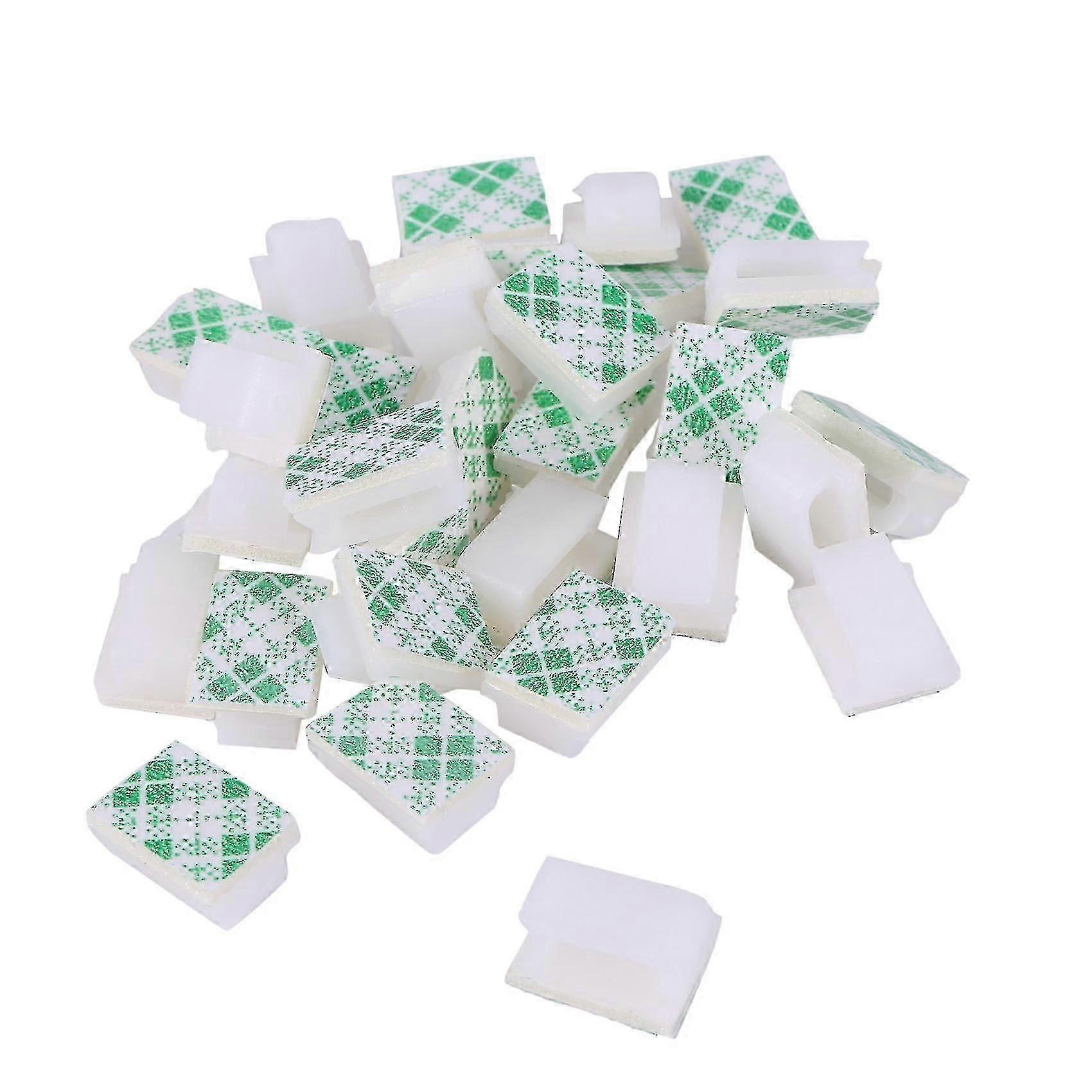 30x Kabelhalter Kabelclip Kabel Selbstklebend