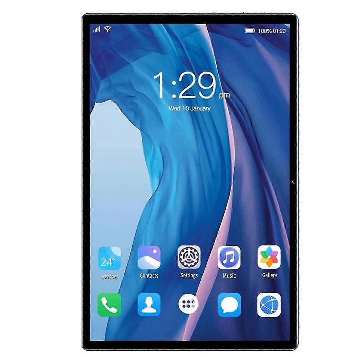 Tablet PC Octa Core de 10 polegadas, câmeras duplas, dual SIM, chamadas telefônicas, Bluetooth, Wi-Fi, 4 GB + 64 GB de ROM