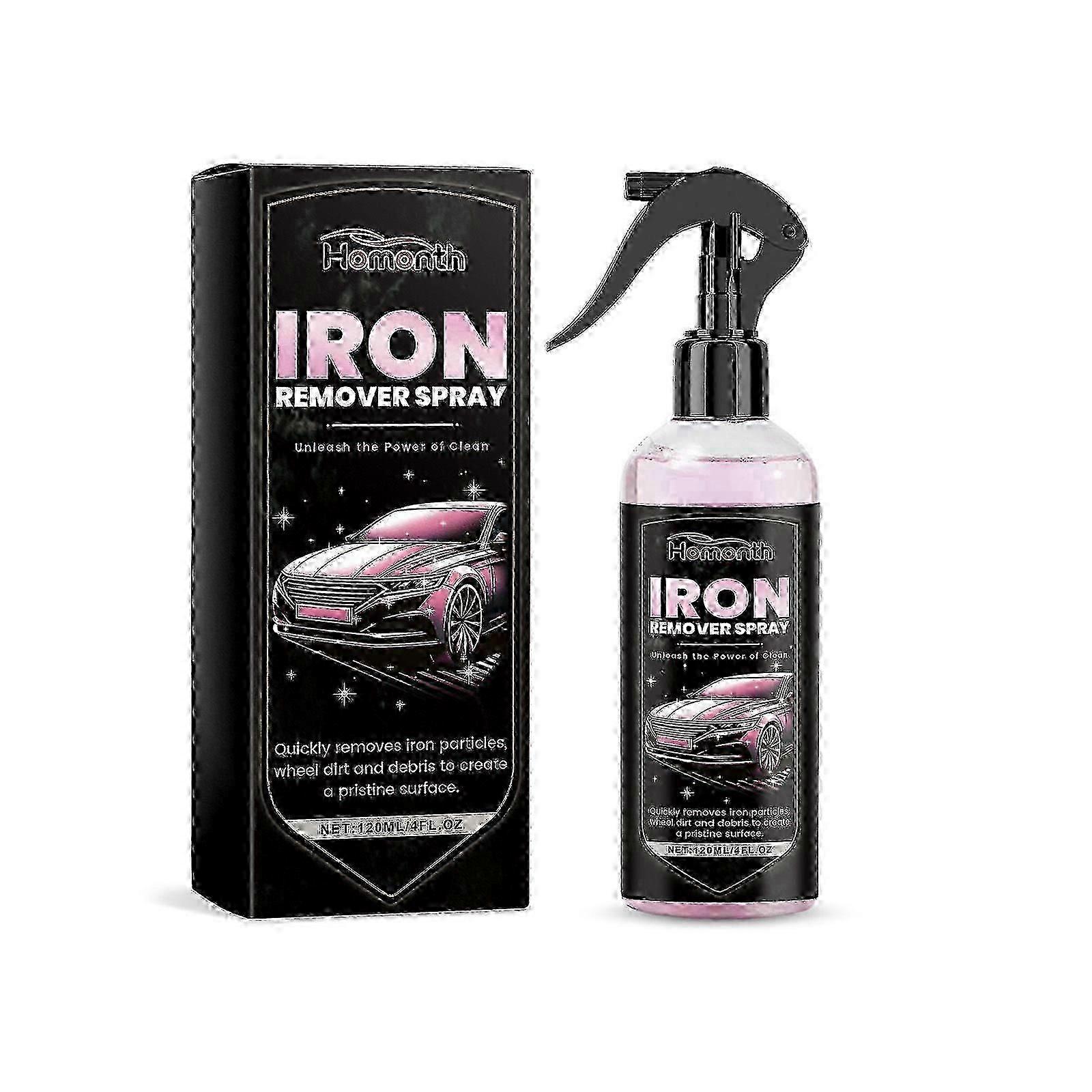 Iron Remover Spray, Vehicle Rust Polishing Cleaning Decontamination Care Multi-Purpose Maintenance Agent
