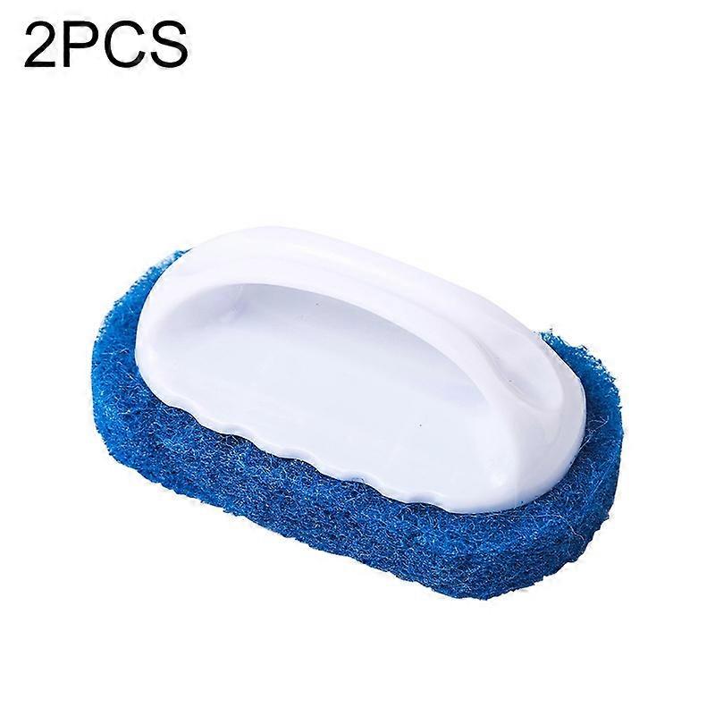 2pcs Decontamination Sponge Hard Bottom Cleaning Brushes