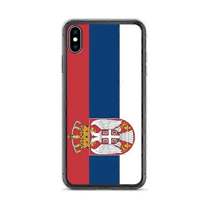 iPhone Case - Serbia Flag - iPhone XS Max - Soft - Multicolor - Vertical
