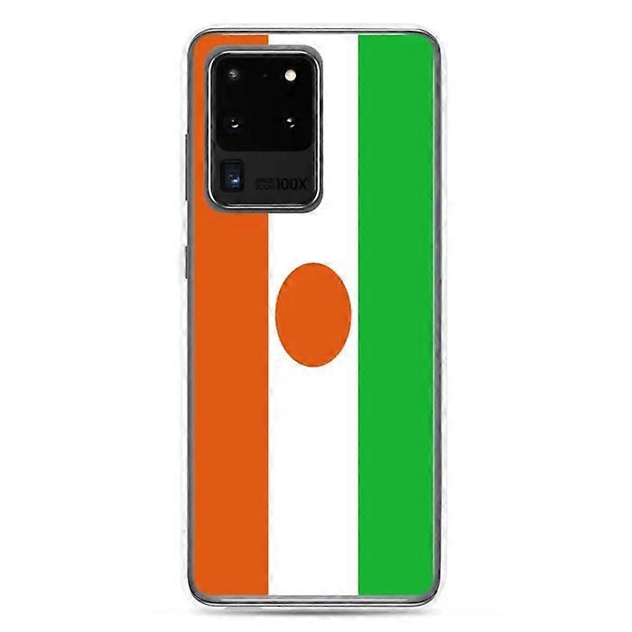 Phone Case - PIXELFORMA - Niger Flag - Samsung Galaxy S24 Plus - Flexible - Transparent Plastic