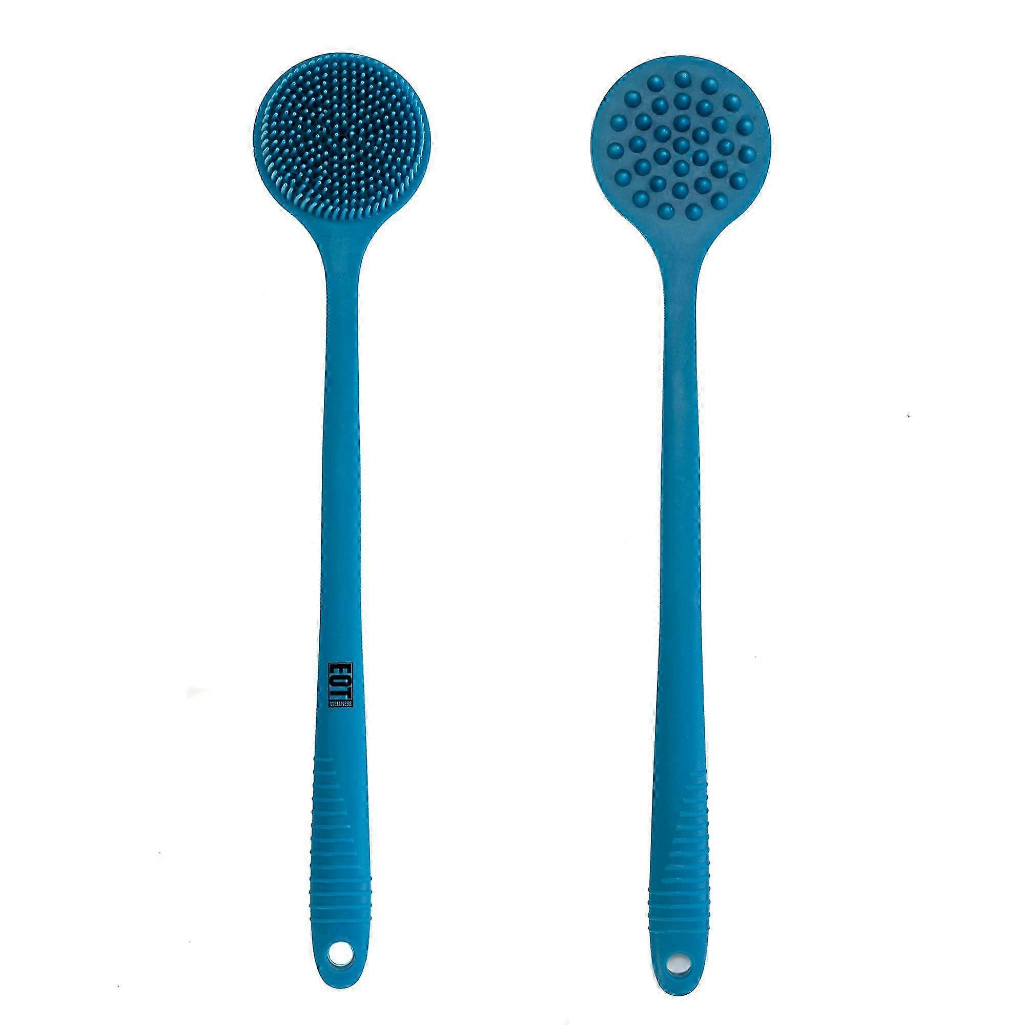Flexible Long Handle Silicone Bath Brush