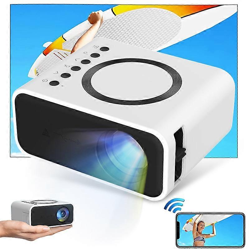 T300S 320x240 24ANSI Lumens LCD Projector Home Theater Mini Projector Support Wired/Wireless Sync Sc