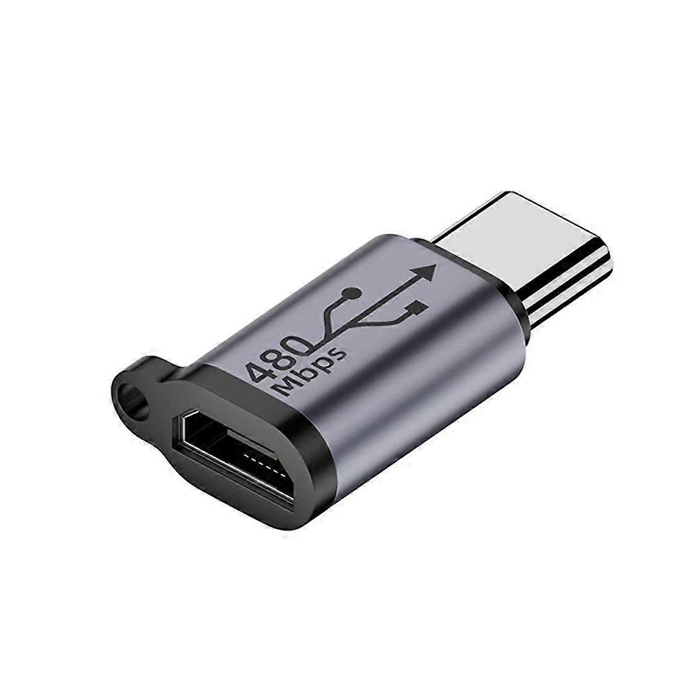 For USB C Adapter 480Mbps High Speed Data Sync 18W PD QC Fast Charging Aluminum Alloy Durability