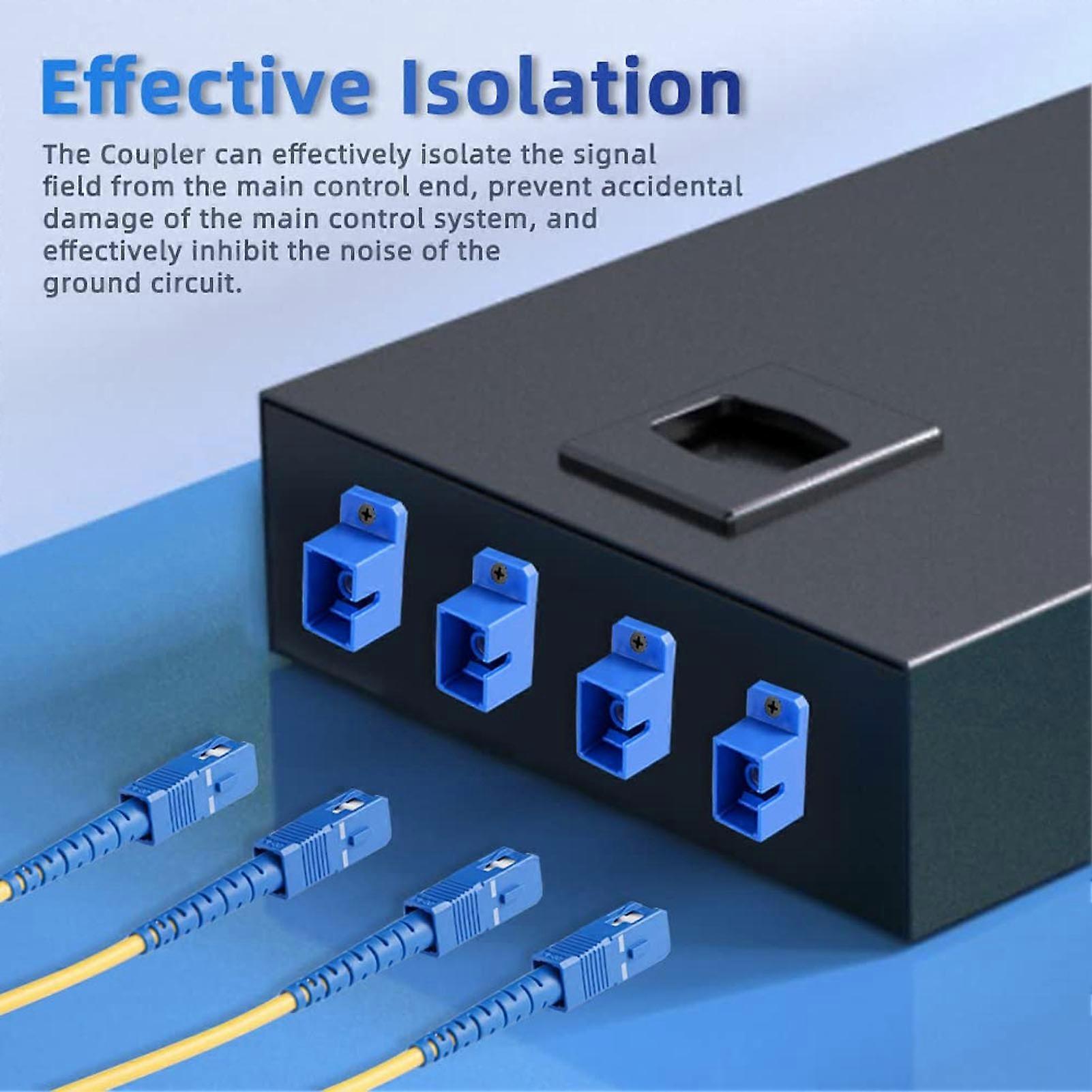 50Pcs Fiber Optic Adapter SC UPC Simplex Singlemode Coupler Internet ...