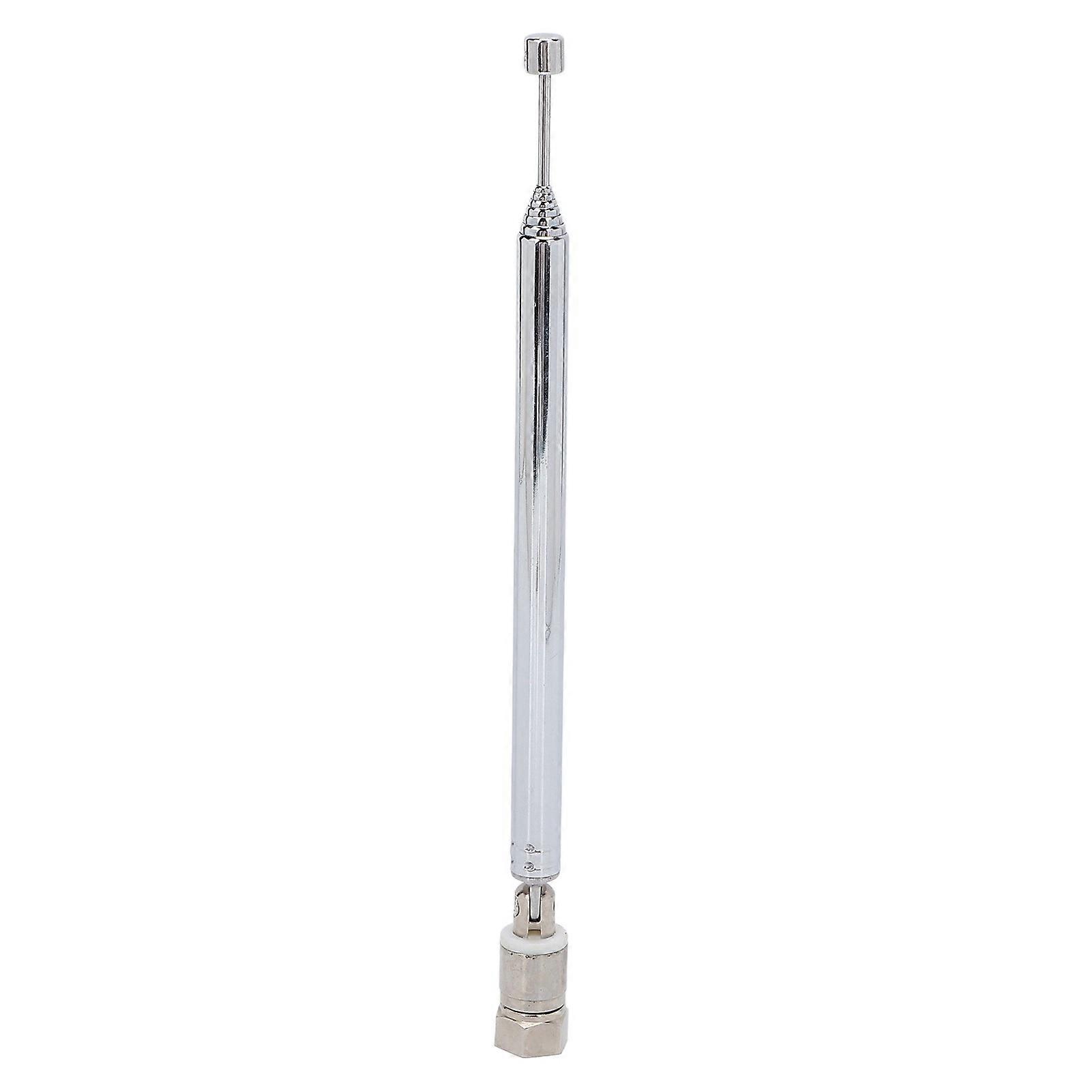 Telescopic radio antenna with 75 ohm male F connector, 8 sections, for Tivoli and Sangean