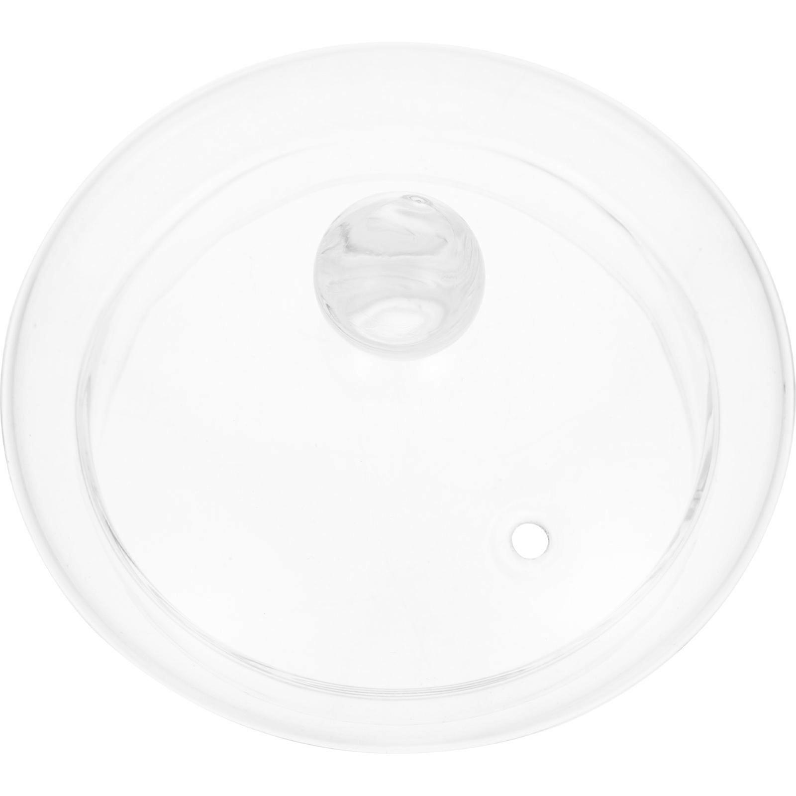 Transparent Replacement Lid for Glass Teapots – Glass Accessory Compatible with Various Tea Kettles Ideal for Home, Parties, and Camping Adventures