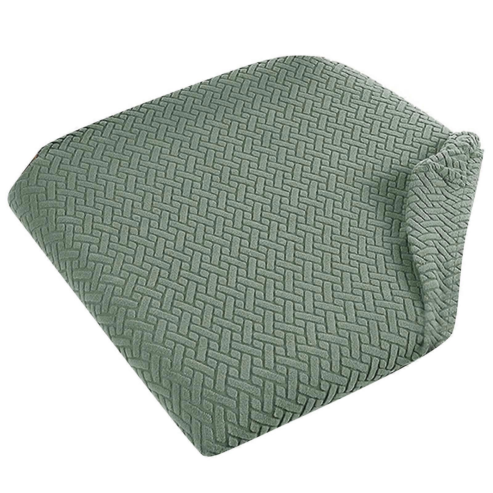 Polyester seat cover slip protector high elasticity for home adjustment easy cleaning and maintenance duration matcha green
