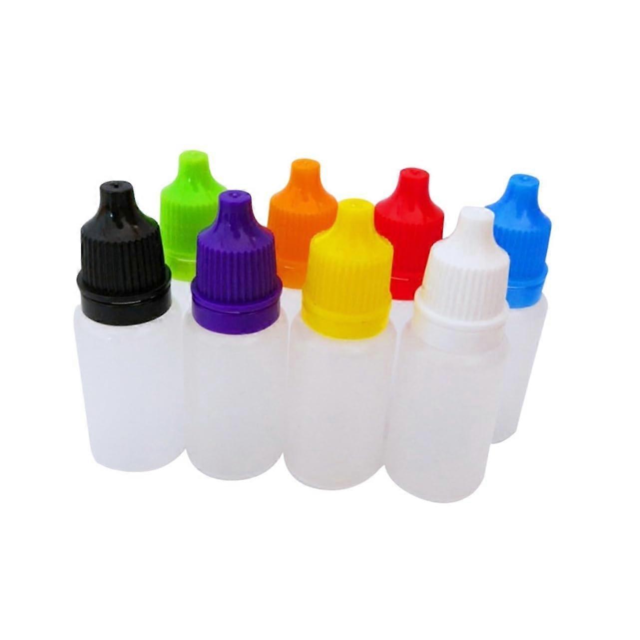 8 pieces squeezable dropper bottles from liquid waste bottles for DIY projects random for eye fluid and other liquids