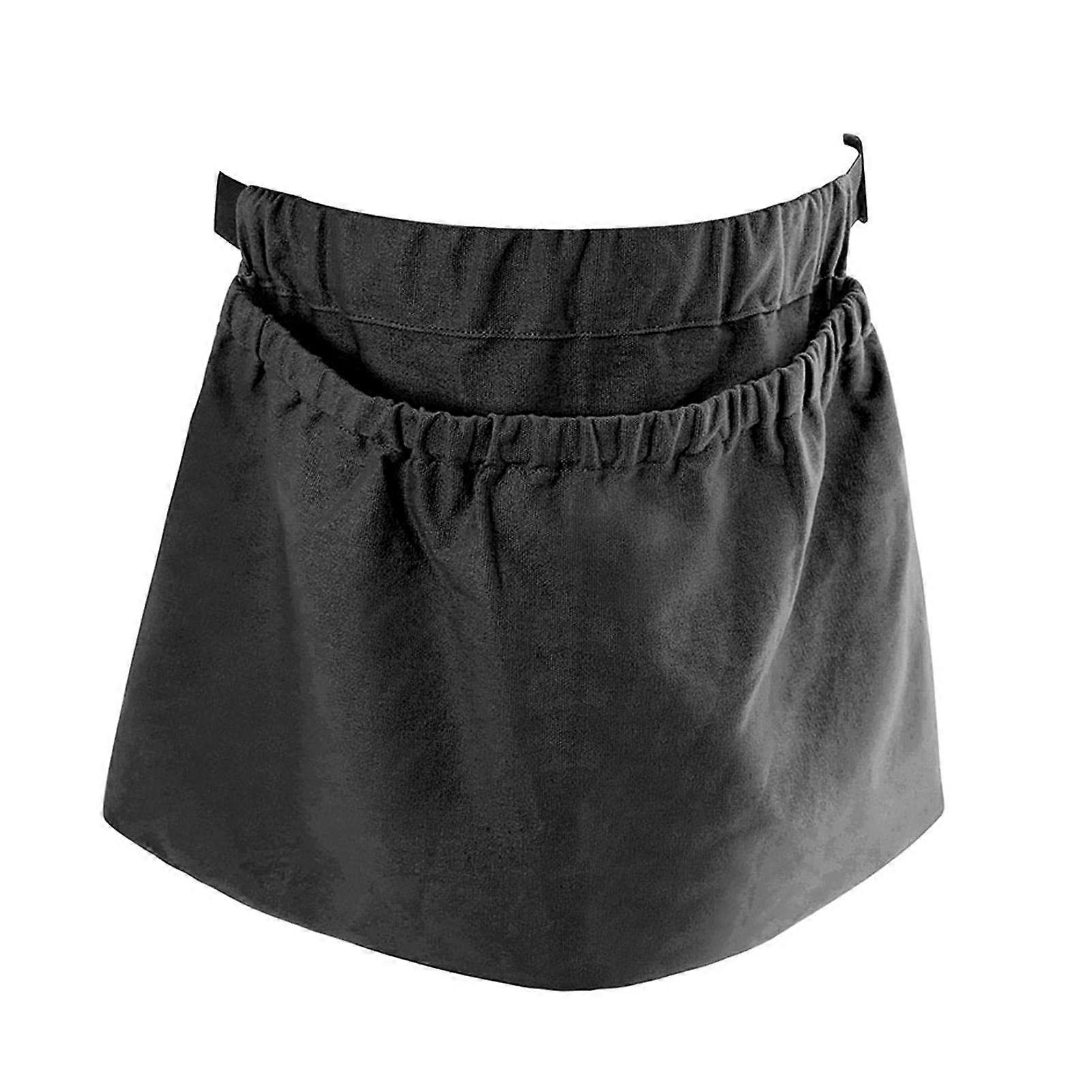Fruit Picking Bag - Black Harvest Apron for Apples and Berries, Durable Gardening Collector with Hands-Free Design