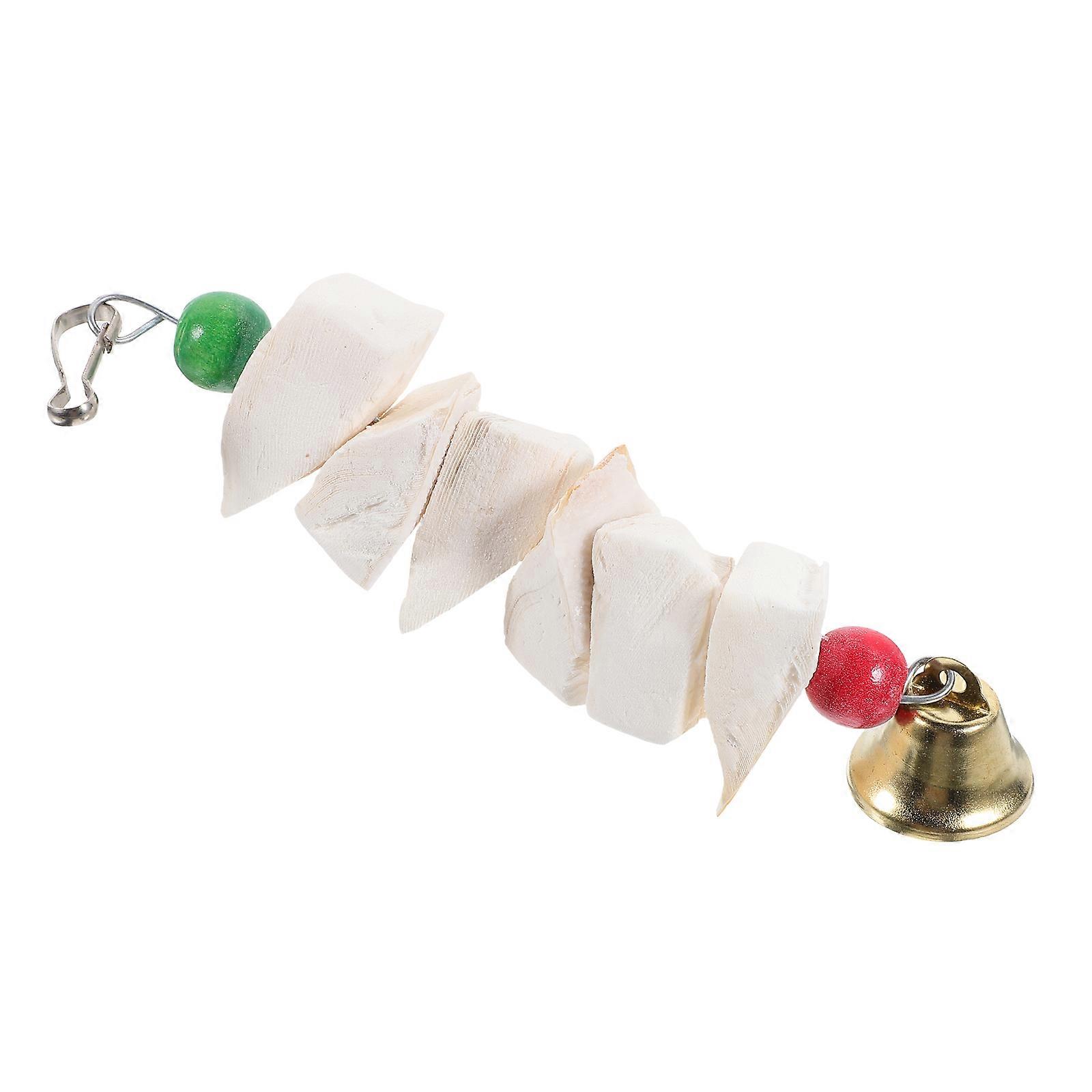 Durable Parrot Toy with Bell, Ensures Entertainment