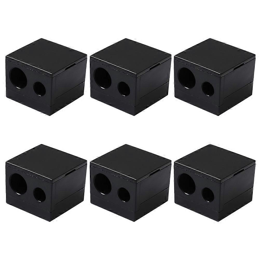 Brow Pencil Sharpener Made of Plastic for Home Use Black Color Practical and Efficient Tool