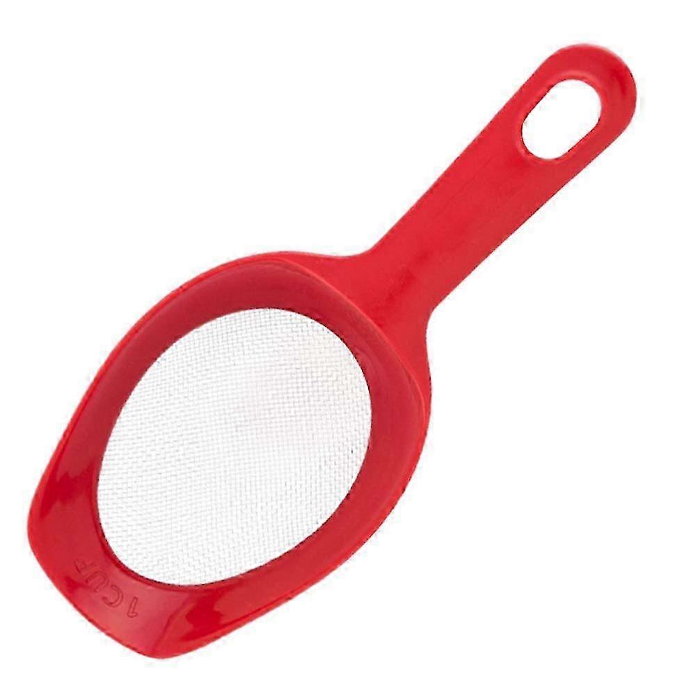 2025 Ergonomic Plastic Handheld Flour Sifter, Fine Mesh Strainer