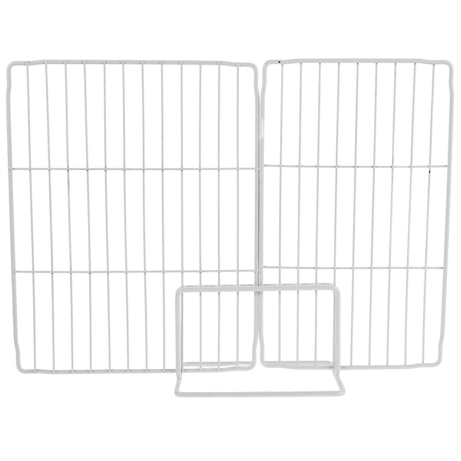 Freezer Wire Divider for Efficient Food Storage Iron Mesh Partition for Refrigerators Shelf Organizers for Home and Retail Use Easy Food Organization
