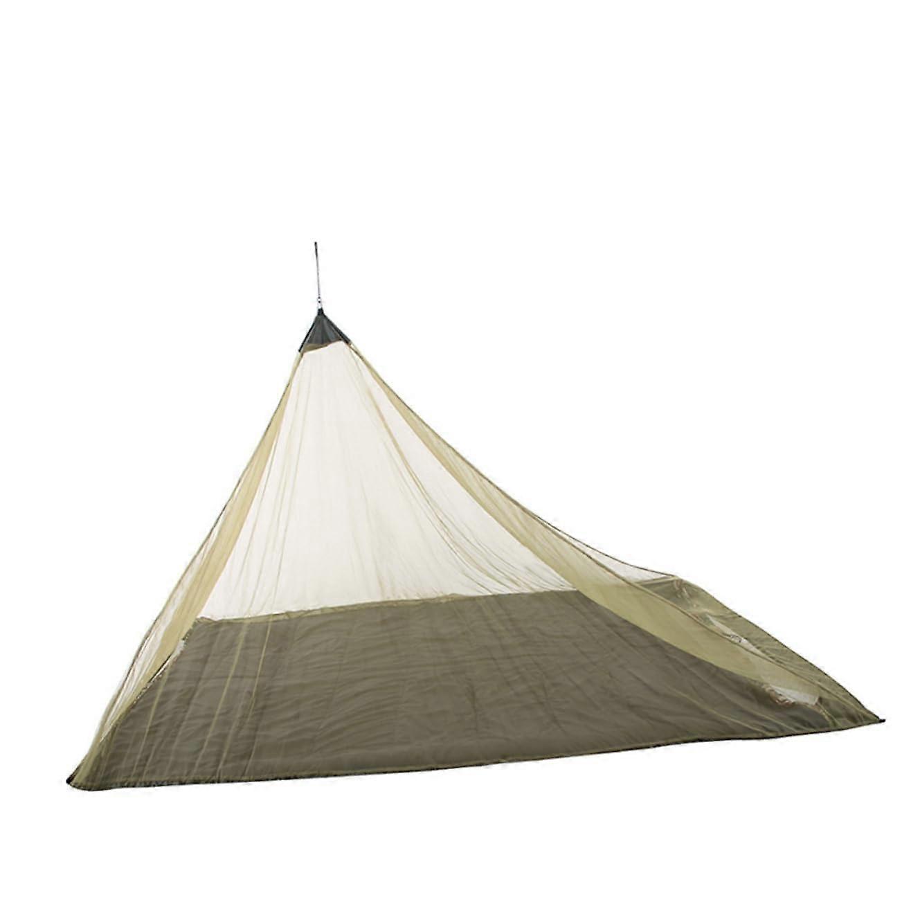 Outdoor Mosquito Net Tent Triangle Mosquito Net For Camping Fishing Hiking And Garden Army Green Insect Net For Outdoor Activities