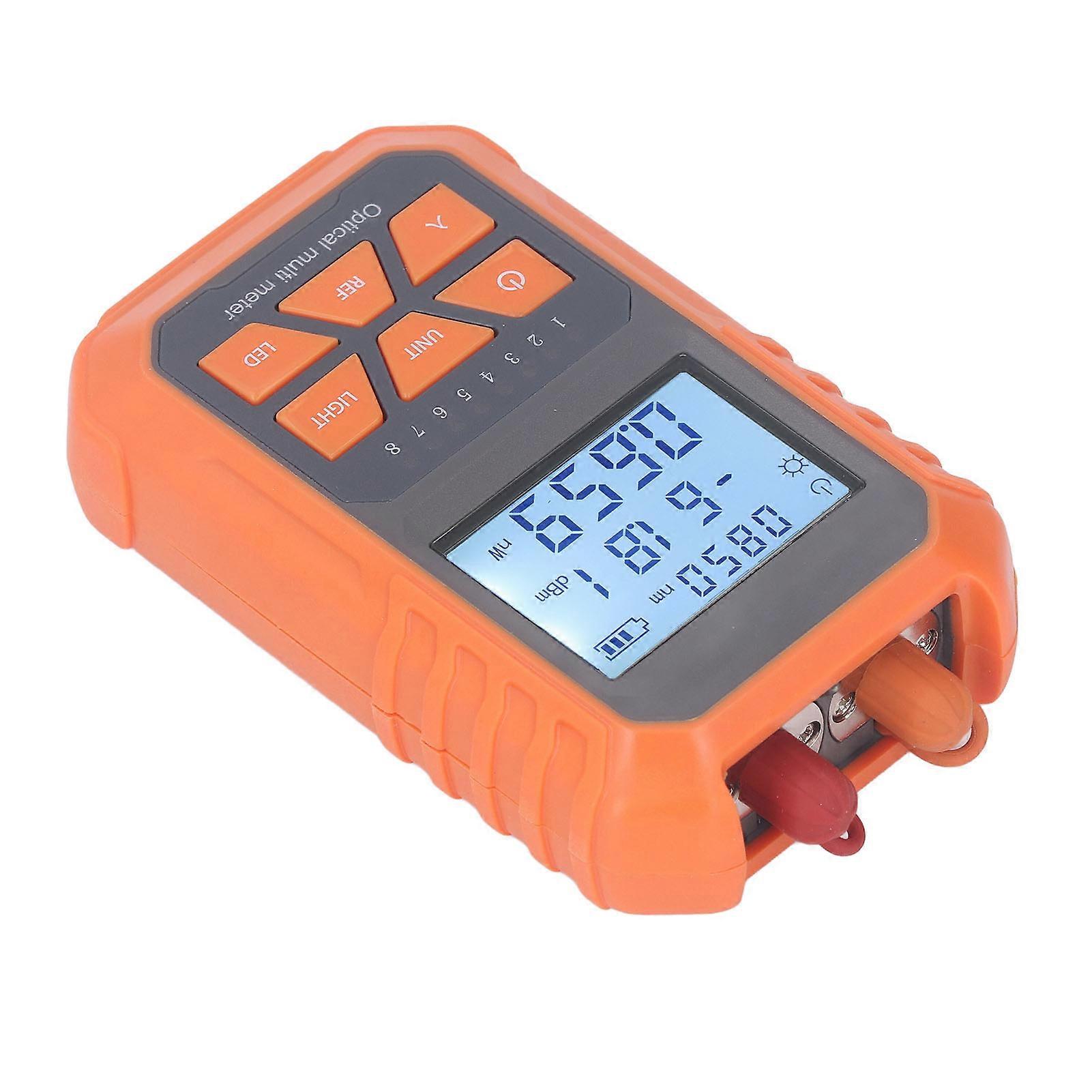 ‑50 to +26dbm 15KM Visual Fault Locator FC SC ST Universal Interface Rechargeable VFL Optical Fiber Power Meter 