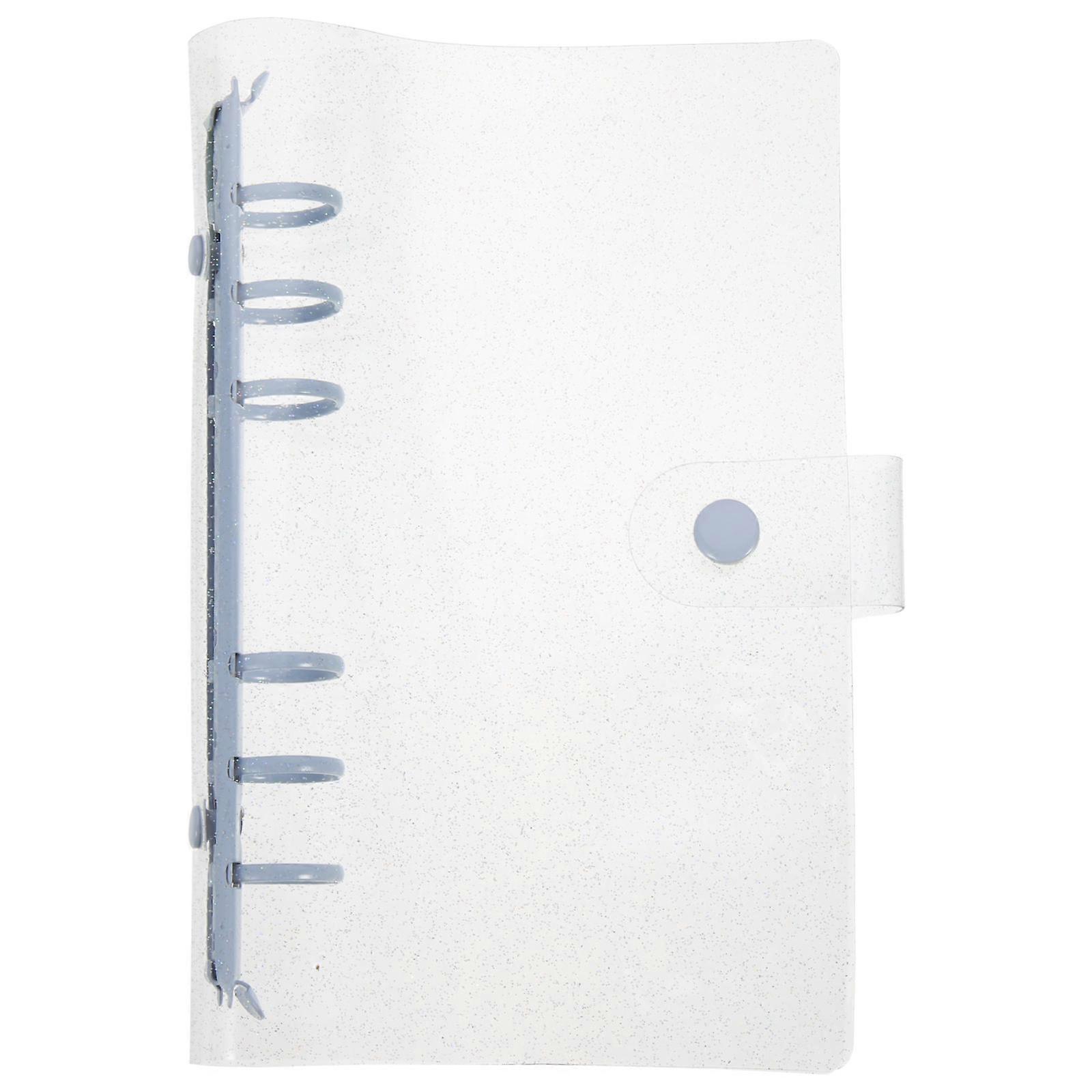 Refillable Journal Binder Metal Material Prevent Papers from Falling Out Company Use Rectangular 1Pack