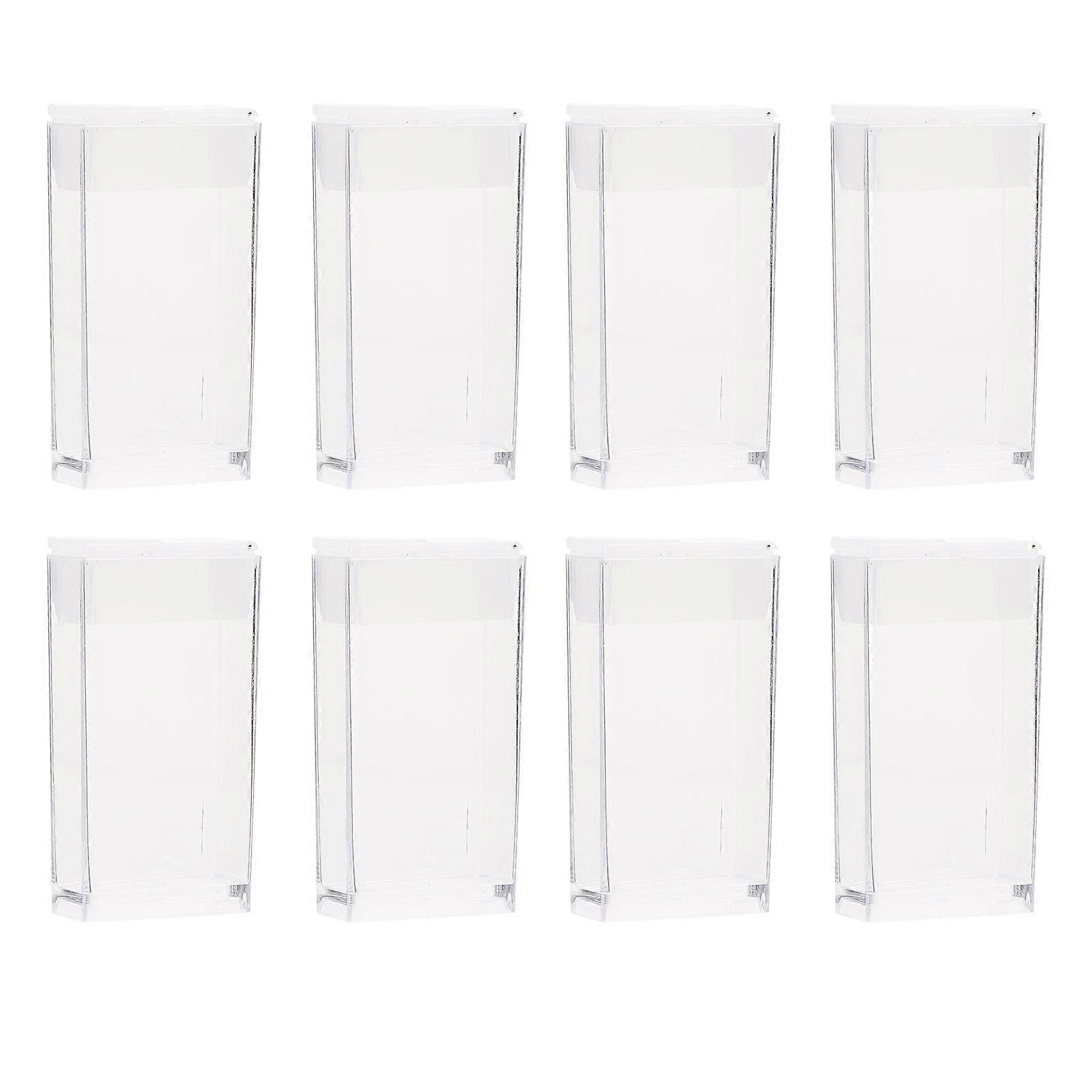 20PCS PP Storage Boxes with Lid – Small Square Acrylic Containers for Jewelry, Beads, and Earrings Organization