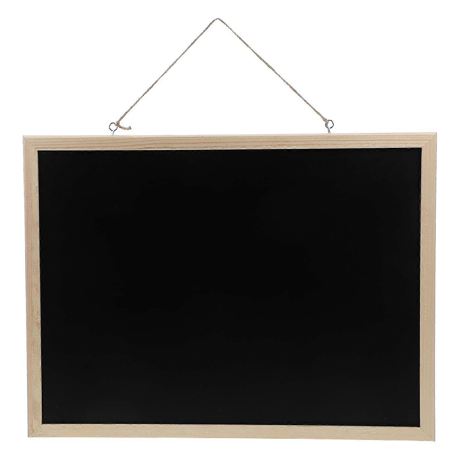Chalkboard For Wall Office Use Repeat Use 40x30cm Black Wood Rustic 1Pcs
