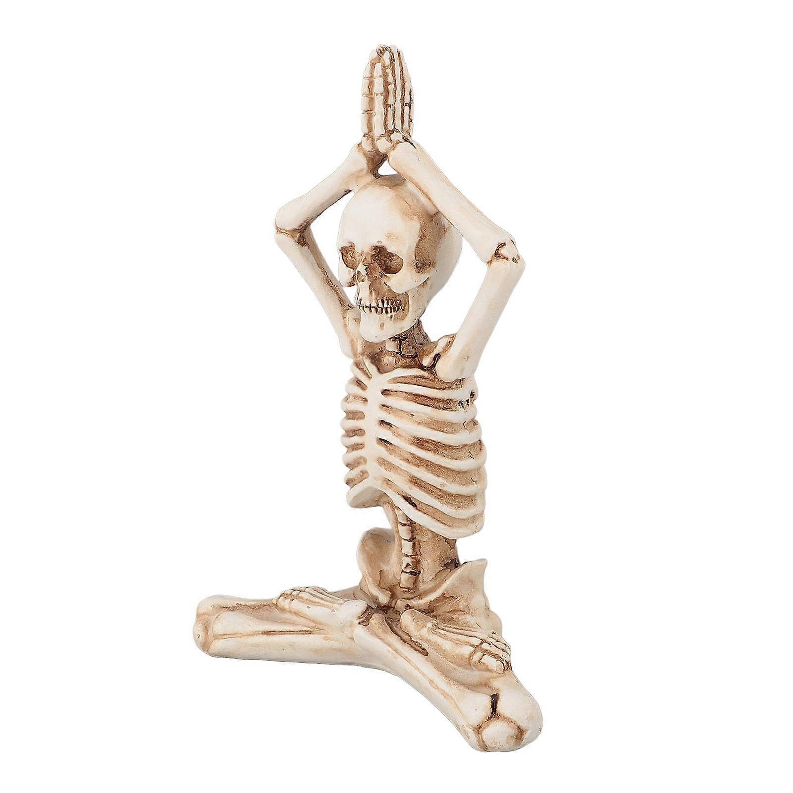 Unique Skeleton Statue Abstract Resin Home and Office Decoration for Parties, Festivals, and Halloween Decor