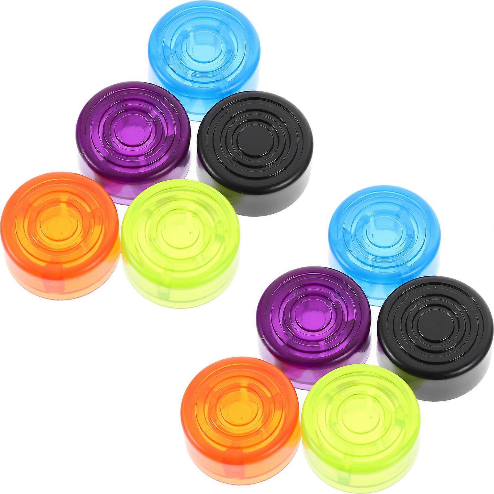 10pcs Guitar Pedal Footswitch Toppers – Lightweight Effect Protectors for Enhanced Performance, Easy Installation for Electric Guitar Footswitch