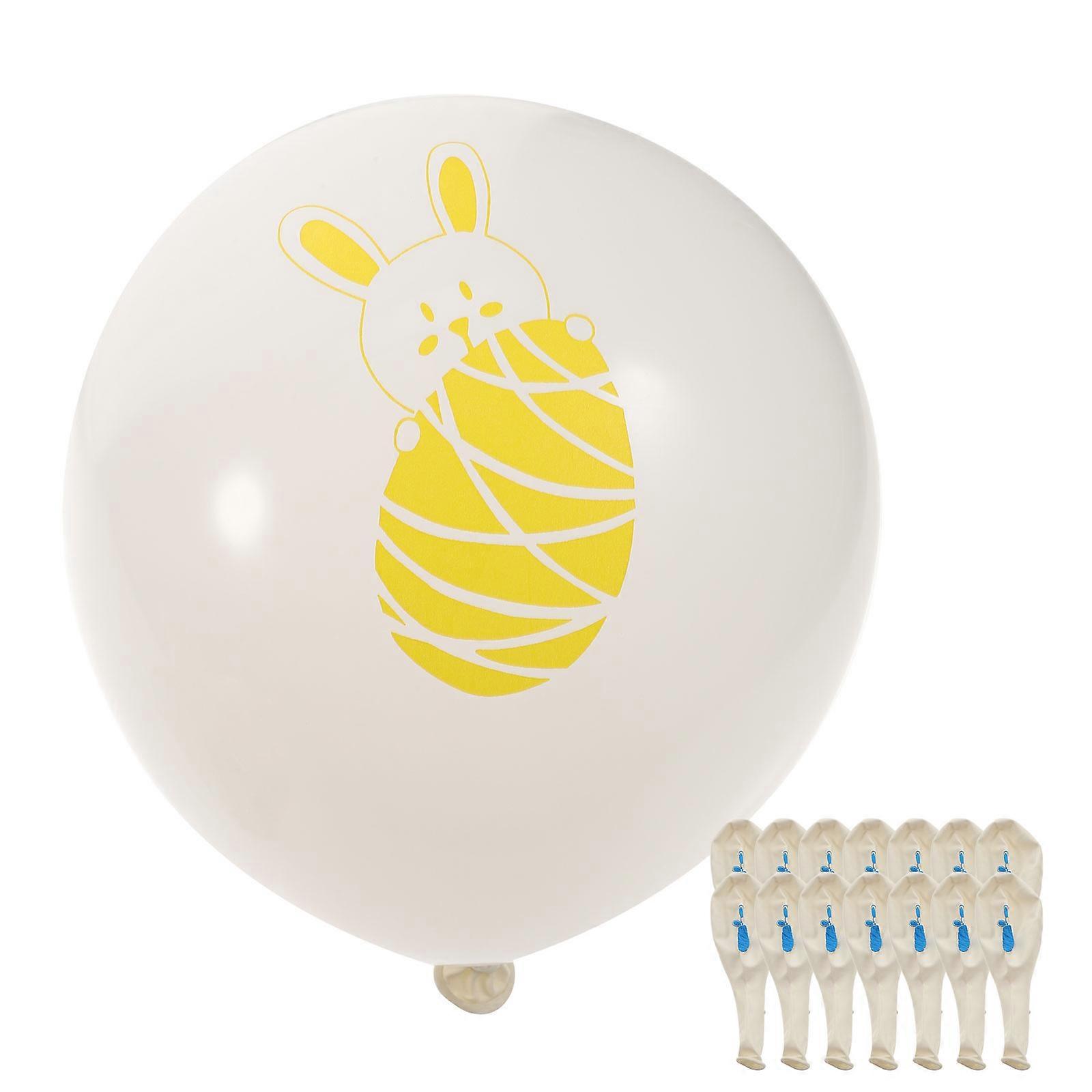 Easter Party Latex Balloons Bunny Theme Party Decoration Round 12 Inches 100Pcs