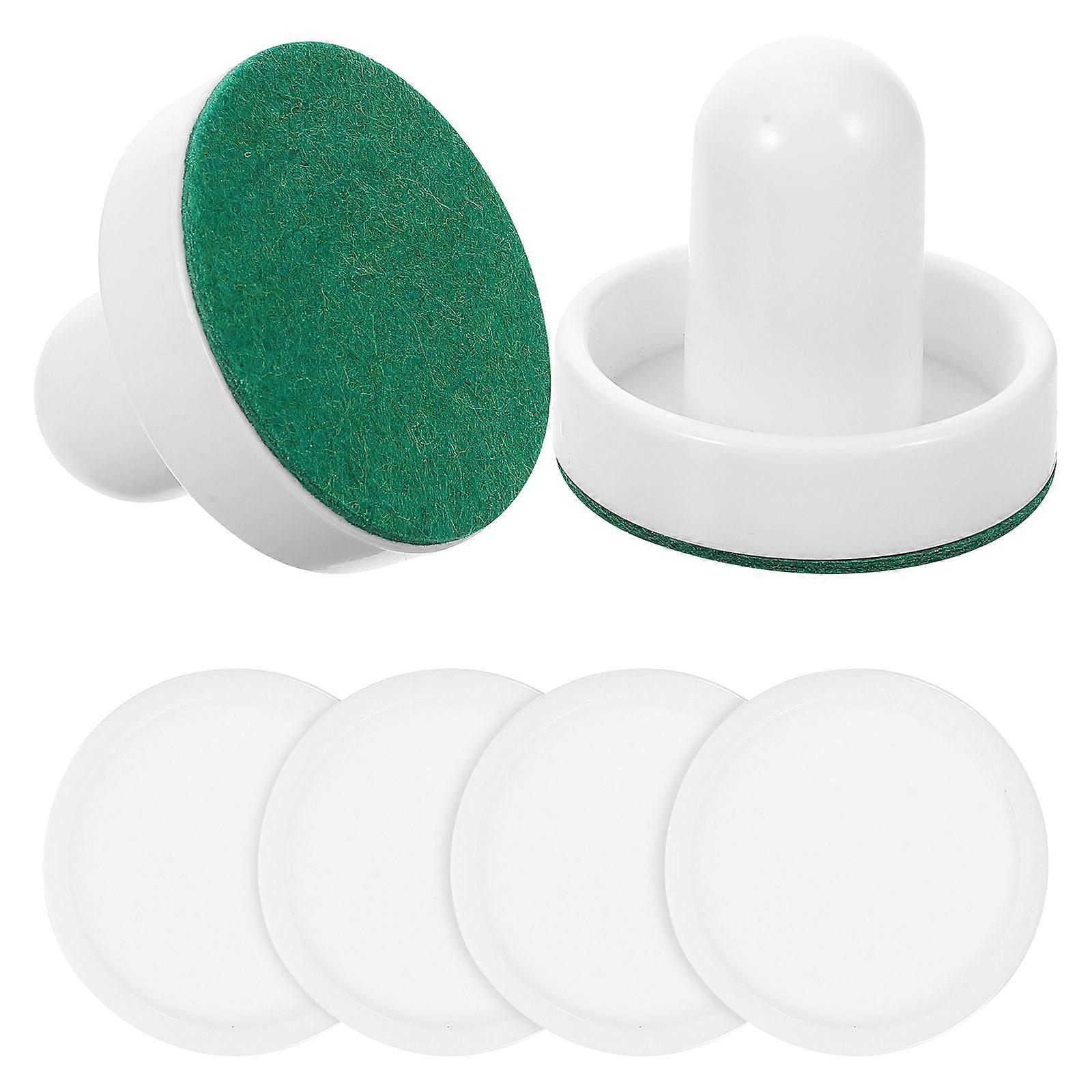 Air Hockey Paddles and Pucks Replacement Kit – Durable Table Ice Hockey Supplies for Enhanced Gameplay in Game Rooms