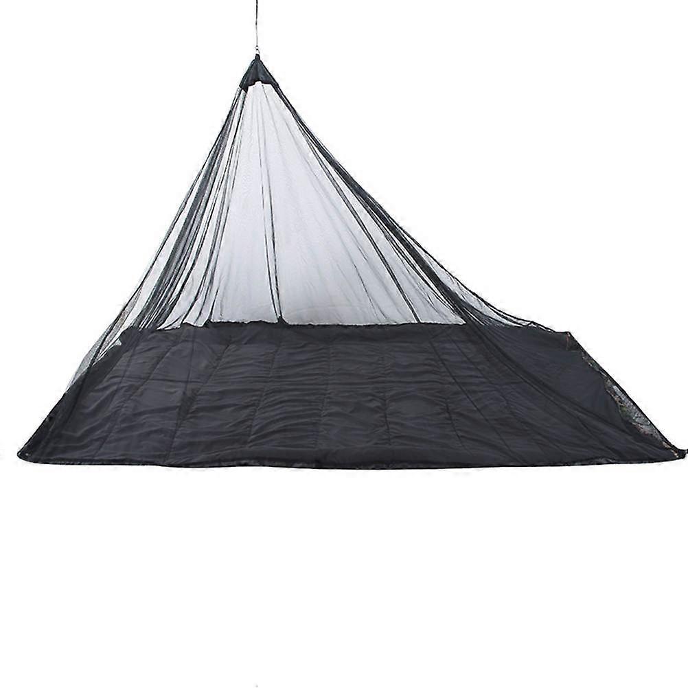 Portable Triangle Tent For Hiking Fishing Garden Use Black 220x120x100cm Prevent 1Set