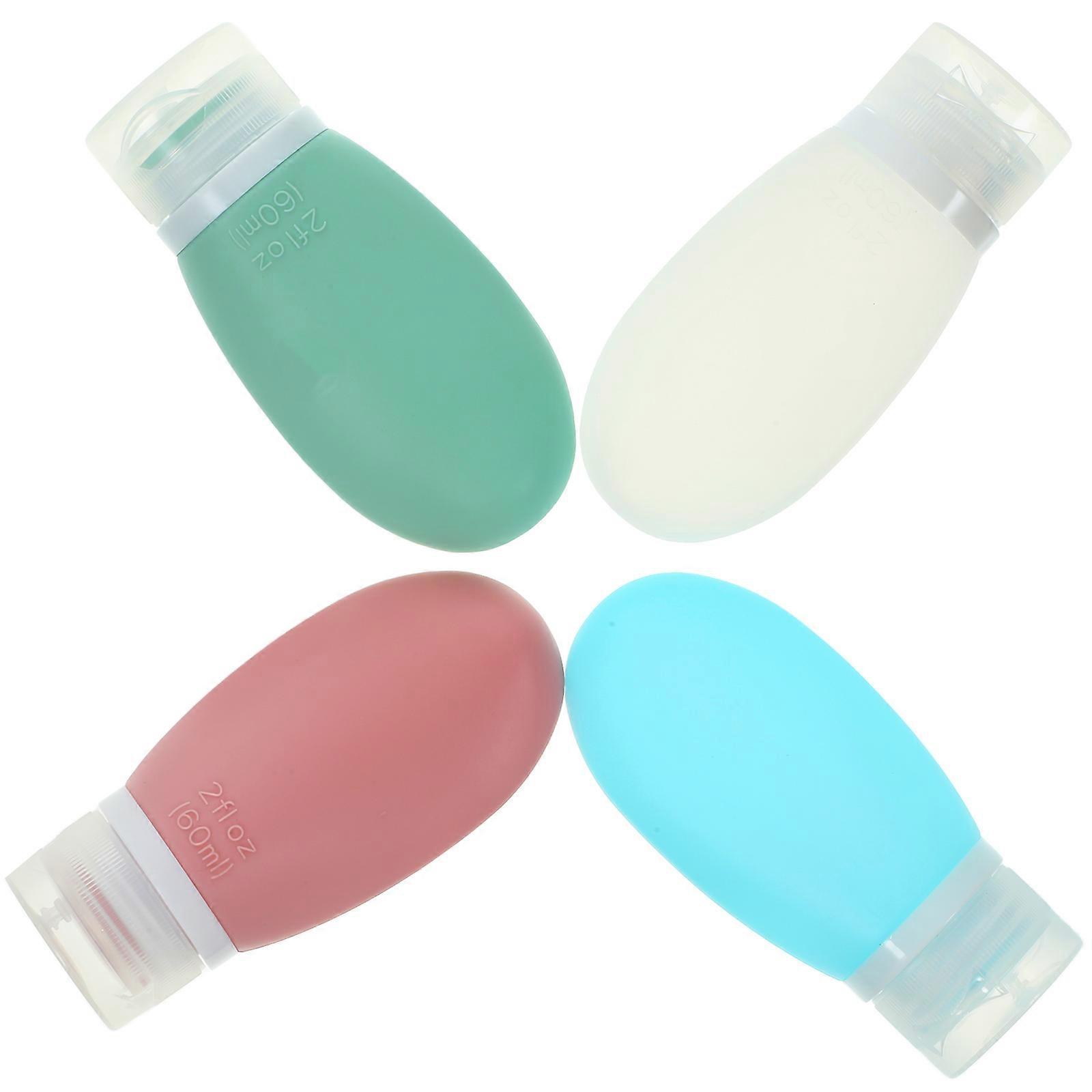 Silicone Travel Bottles Set   Refillable Squeezable Containers for Shampoo, Lotion & Liquids   Lightweight & Portable Toiletries for Outdoor & Home