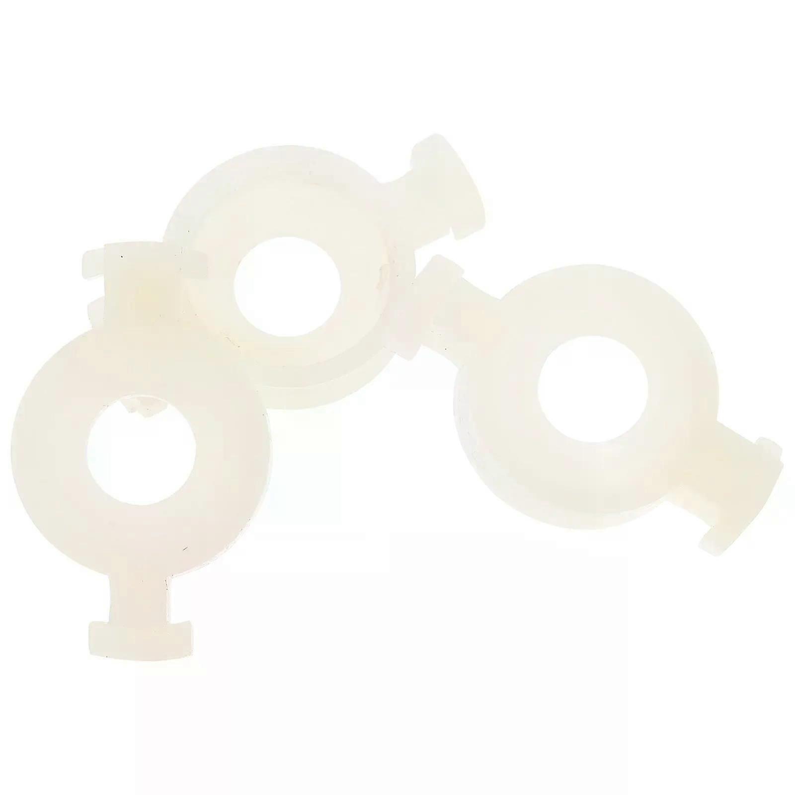 3 Pcs Small Piston Holders Plastic Valves Spring Pads Trumpet Accessories Component Replacement Parts Cornet Supporting Plates