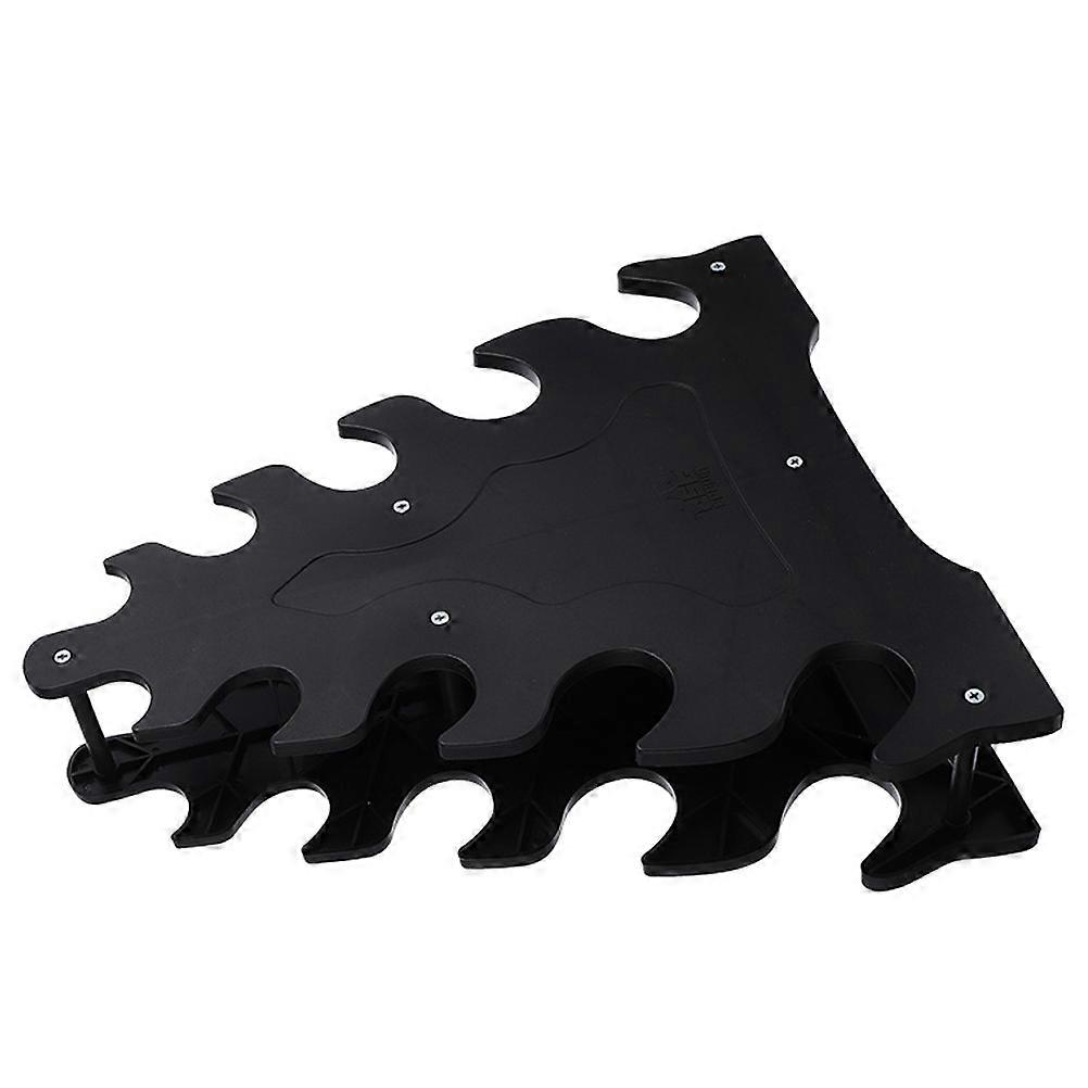 Black ABS Dumbbell Rack for Storage Use with 5-Tier Design Fits in Any