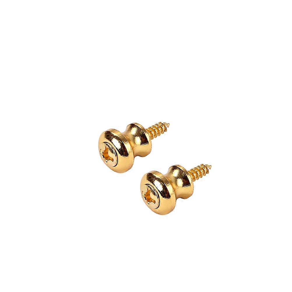 Guitar Strap Locks And Buttons Set Electric Acoustic Iron Locking 2Pcs
