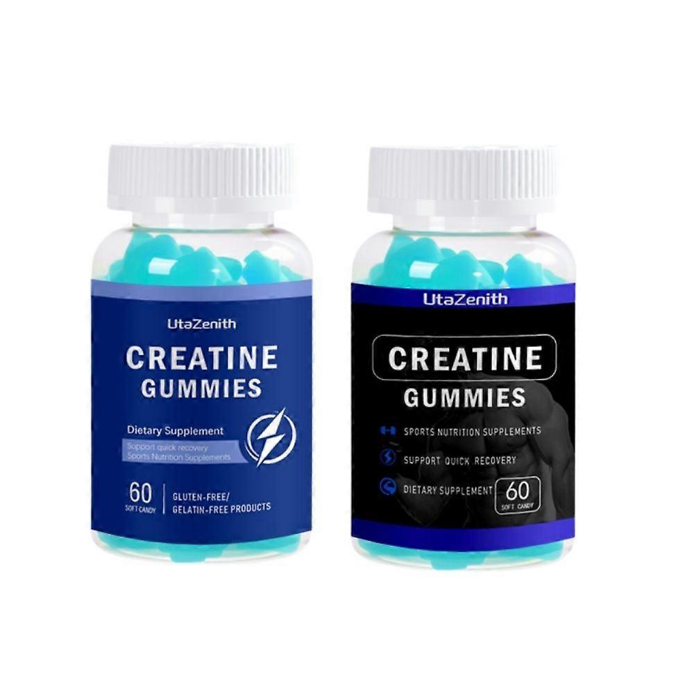 UtaZenith Creatine: Dietary Supplement Gummy Bears, multipack