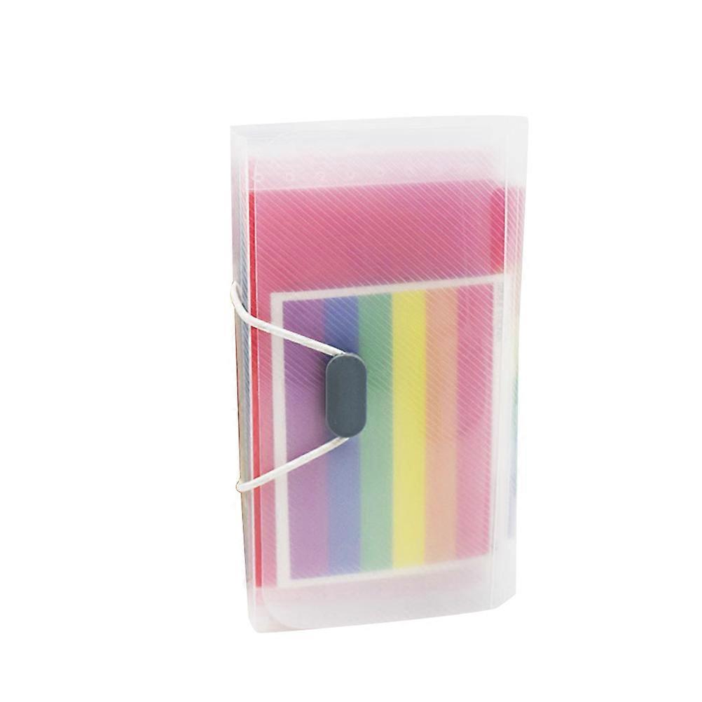 Folder Organizer Plastic Accordion File Folder Professional Occasions Rectangular Shape PP Material 1Pack