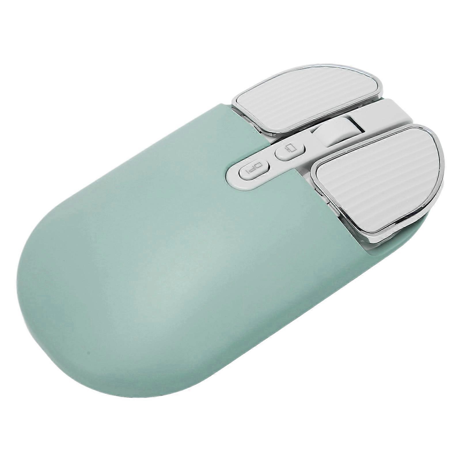 Wireless Mouse BT5.1 Or 2.4GHz Silent Click Adjustable DPI 500mAh Battery Mouse for Girl School Cafe Travel