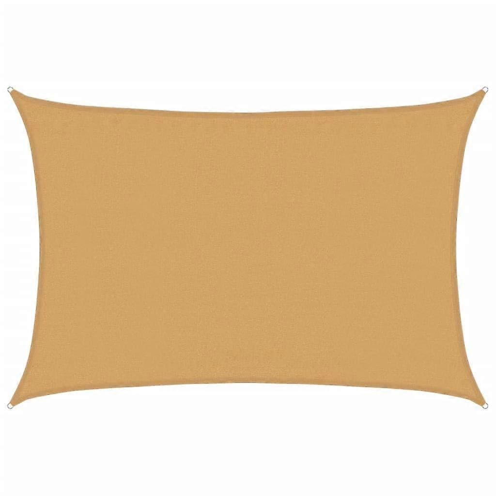 Wenjingqi 4002044 Sun Sail, rectangular, HDPE, 160 g/m, 3.5 x 5 m, Yellow