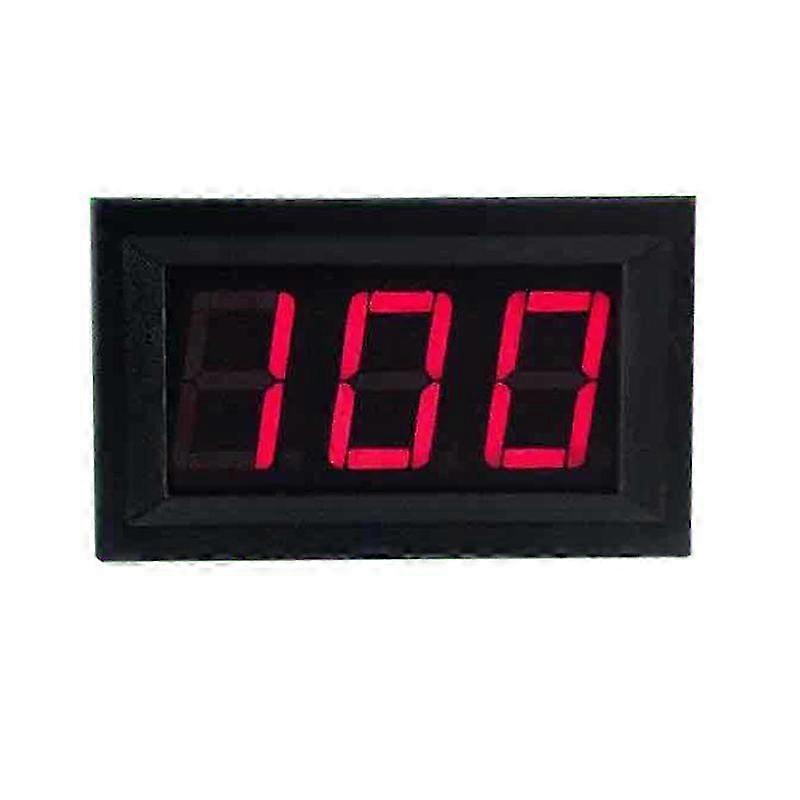 Digital Voltmeter 0.56in 3 Wire Voltage Meter Tester LED Display 0-100V Accessory Red