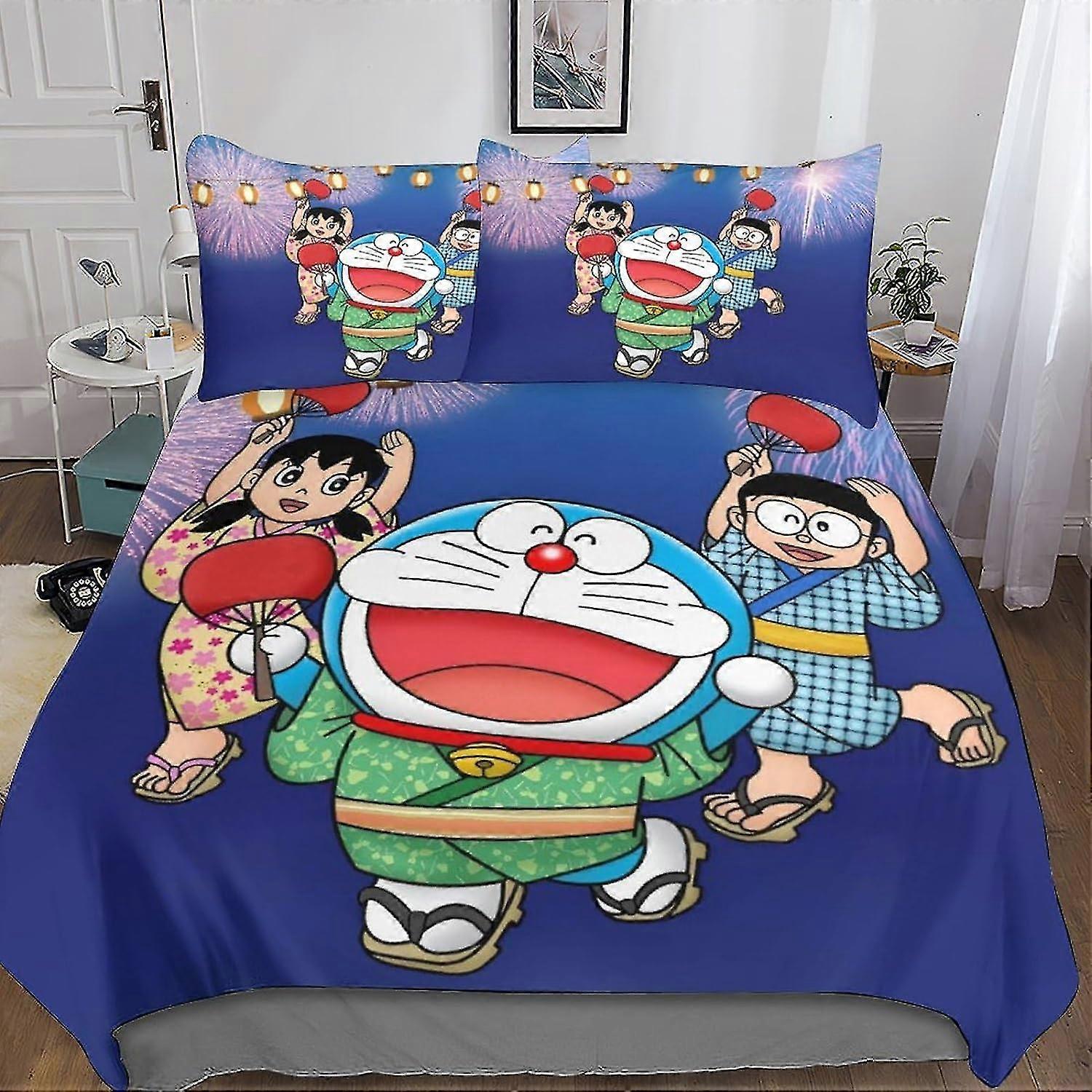 Funda nórdica Juego de cama de microfibra, impresión en 3D Linda funda de  edredón de anime,, image size:1500x1500