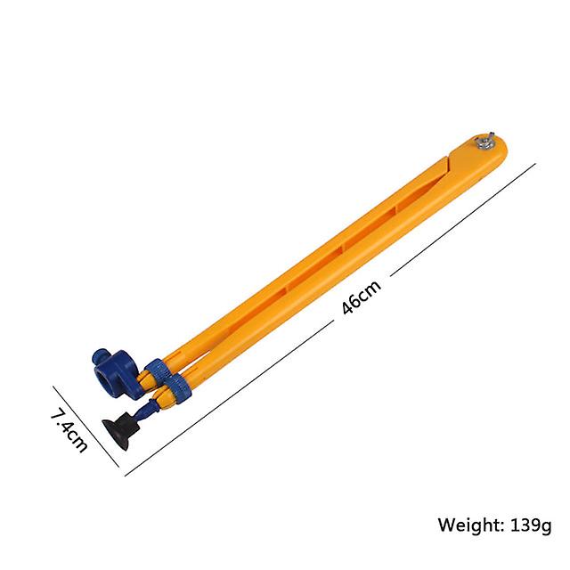 Multifunctional Drawing Compass Plastic Math Circle Drawing Tool Student School Supplies Ruler Set Adjustable Size Stationery