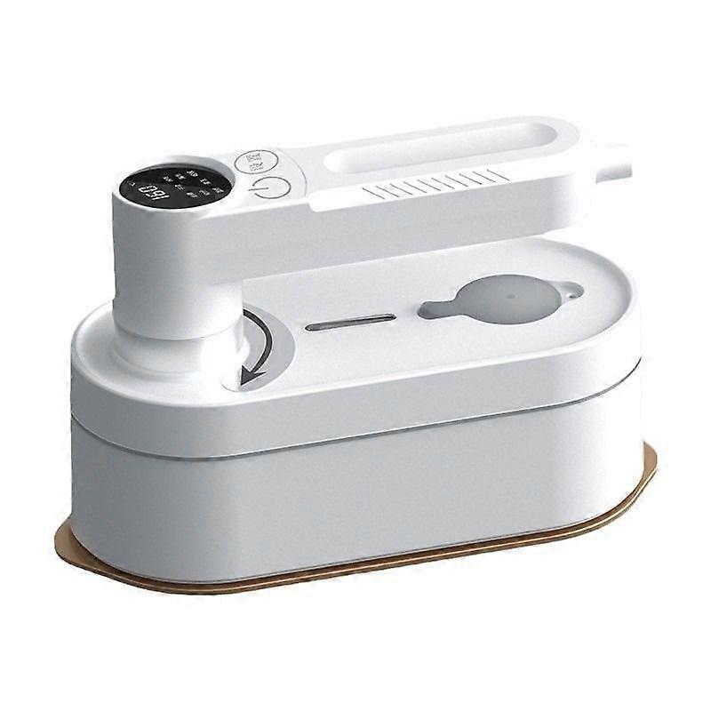 Mini Electric Iron 1200W - Handheld Garment Steamer with 15-Hole Titanium Teflon Panel, 110ml Water Tank, 180 Rotatable Handle, 6 Fabric Settings, Fas