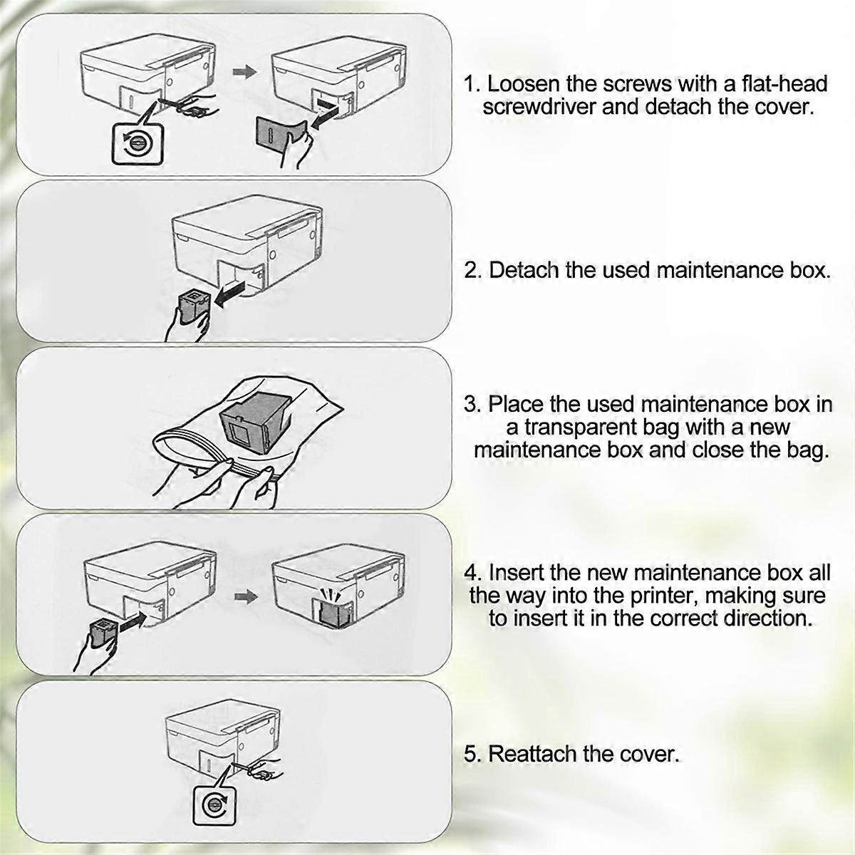 C9344 Pojemnik na tusz, zamienny pojemnik na tusz do drukarek XP-3100 XP-4100 XP-4101 XP-4105
