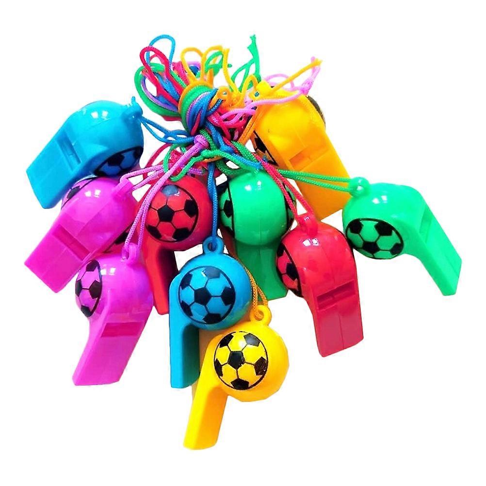 Sport Whistles For Referee Soccer Items Family Parties And Birthday Parties Assorted Color Round 100Set
