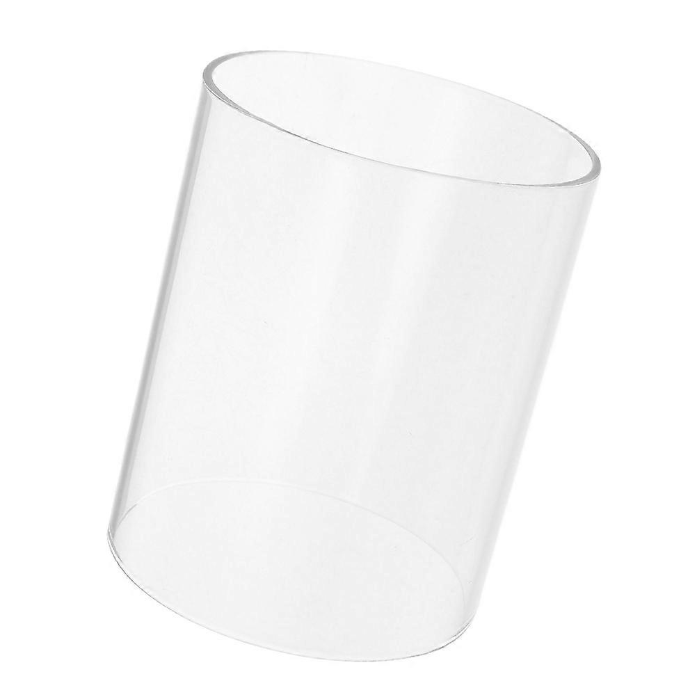 Clear Glass Hurricane Candle Holder Sleeve for Pillar & Taper Candles – Wind Protection, Easy Use, Brighter Light, Home Decor Friendly