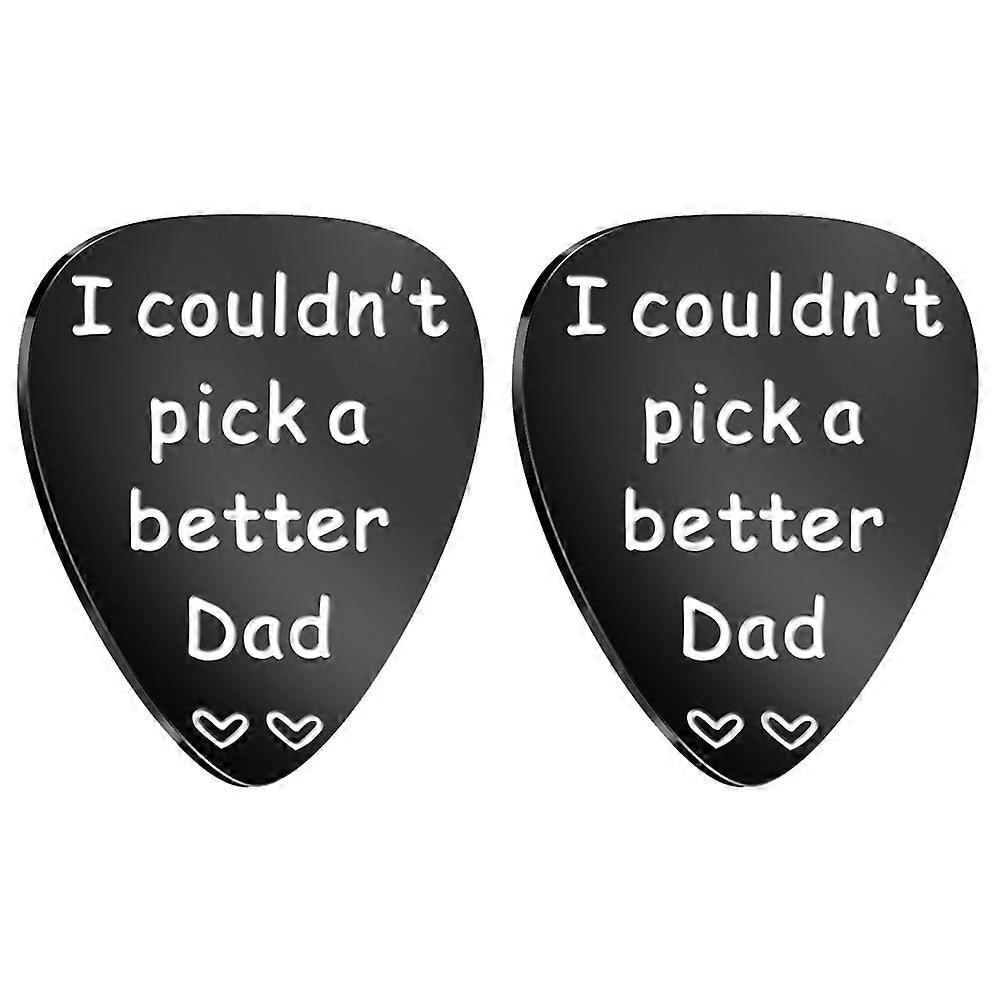 Guitar Picks for Kids Fun Stainless Durable Lightweight 2Pack