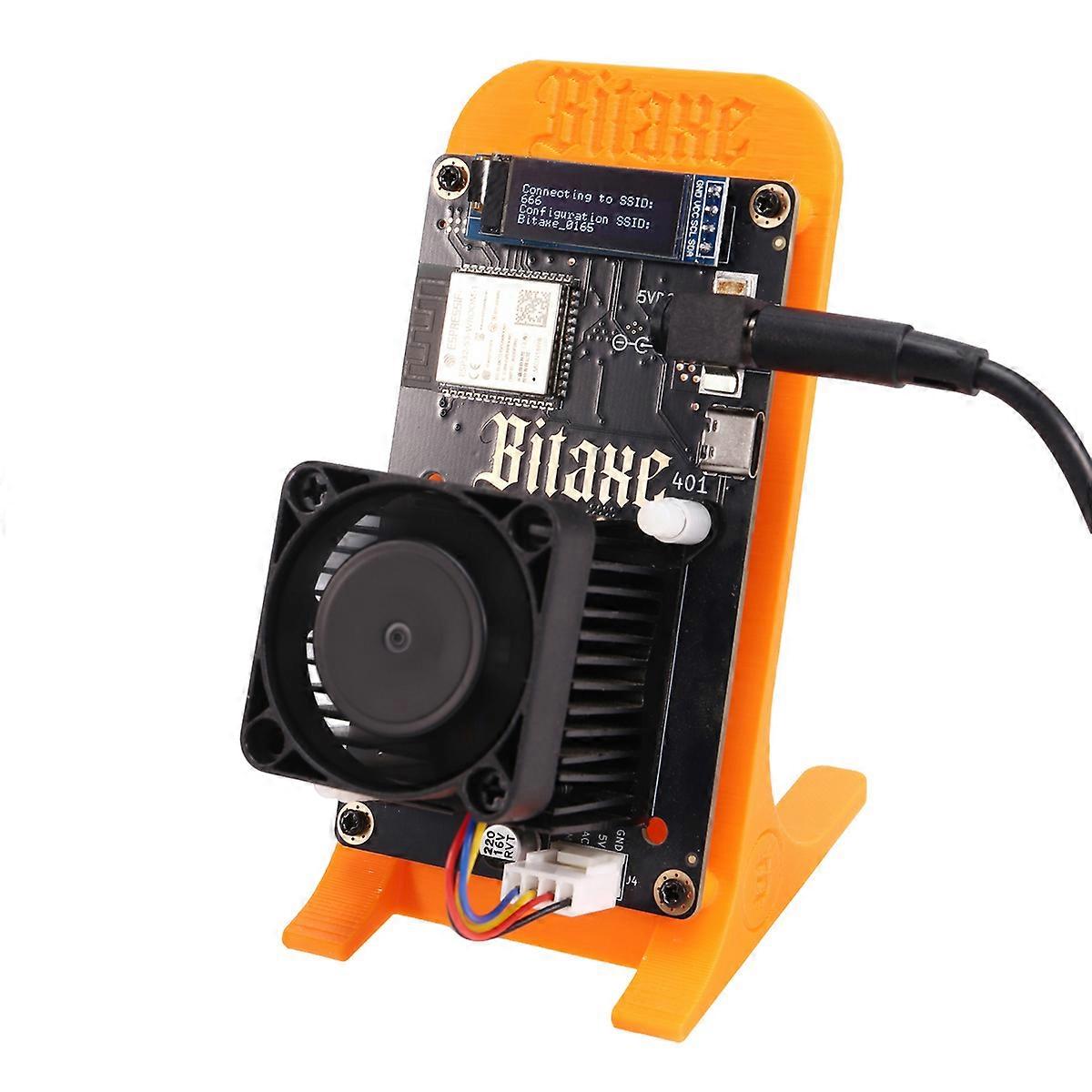Bitaxesupra 401 Solo Miner 700-800Gh/S 13W BM1368 ASIC Chip From Antminer S21 with Stand EU Plug