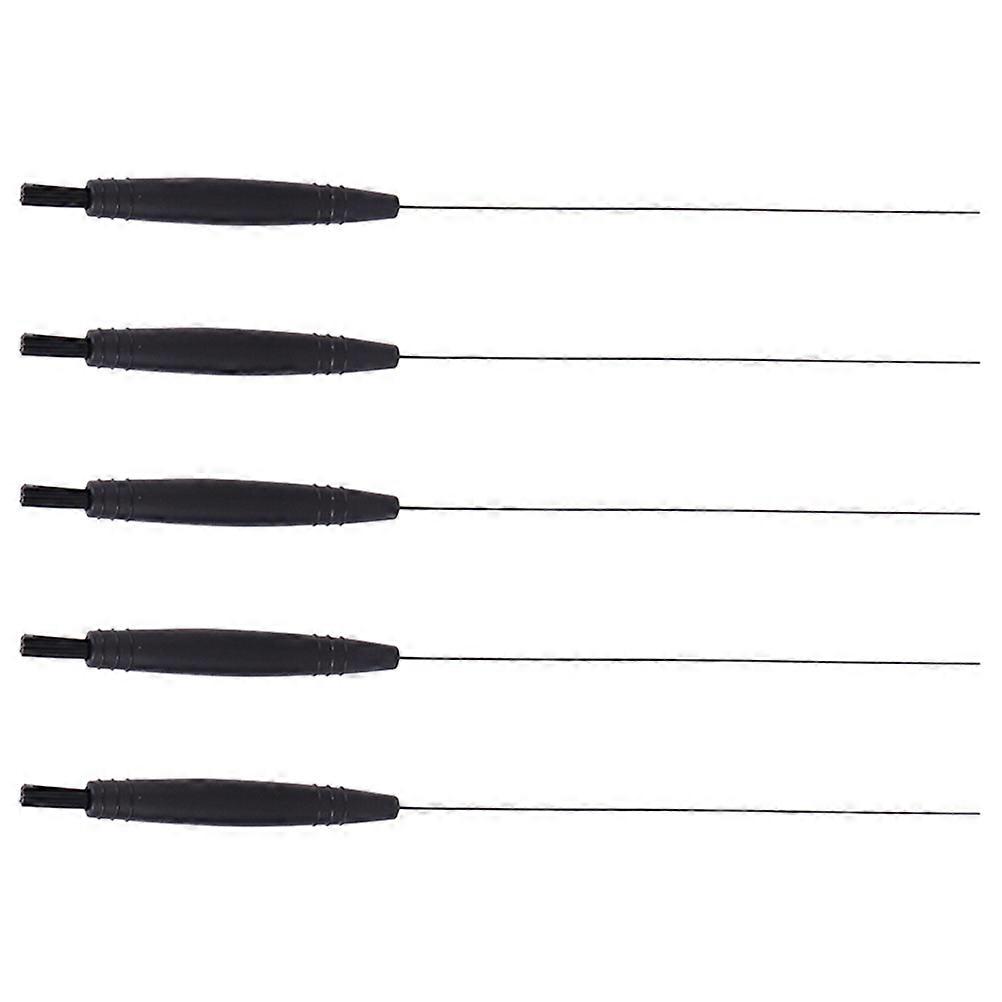 Earwax Cleaning Tools Hearing Equipment Black Nylon Material 5Pcs
